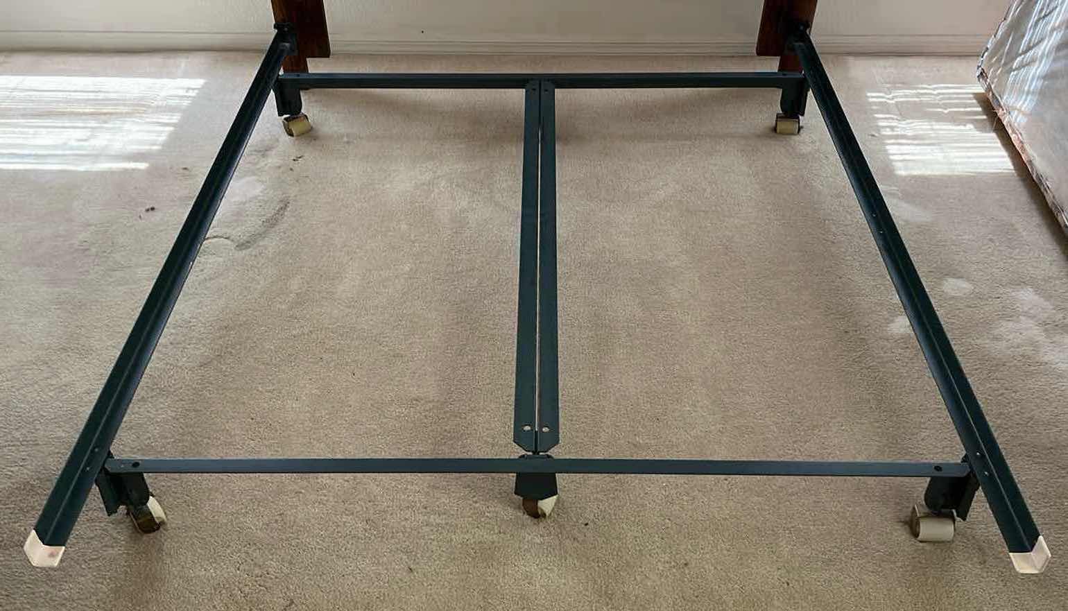 Photo 1 of SOLID DARK WOOD HEADBOARD QUEEN SIZE BED FRAME 62” X 74” H44.5”