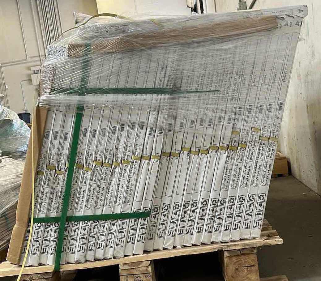 Photo 1 of ELEGANZA METAL MAX MODERNE LIGHT GREY FINISH MATTE PORCELAIN RECTIFIED TILE 24” X 48” (15.50SQFT PER CASE/26CASES APPROX 403SQFT TOTAL)