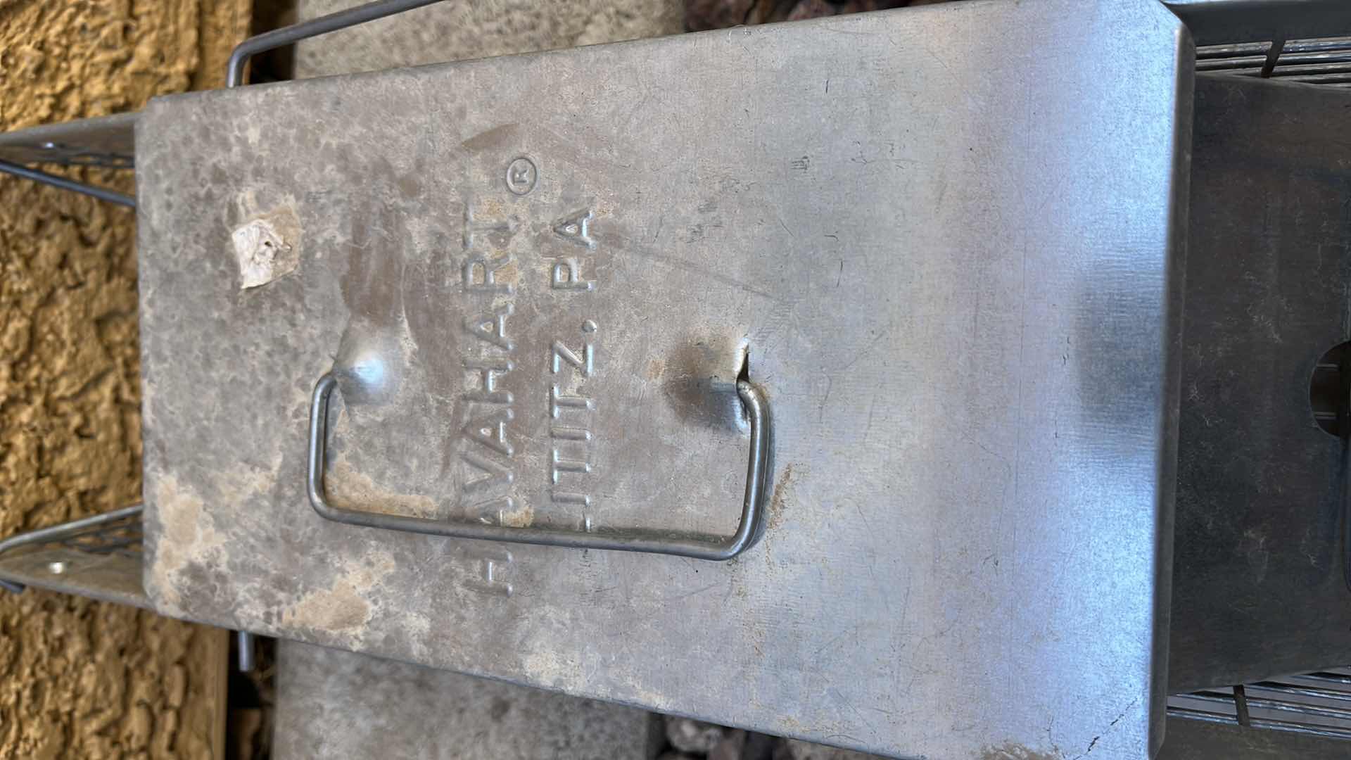 Photo 1 of HAVAHART METAL HUMANE RODENT TRAP 17” X 5.5” H5”