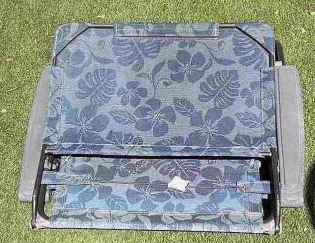 Photo 1 of BLISS OUTDOOR FOLDING LOUNGE CHAIR W PERSONAL SHADE COVER