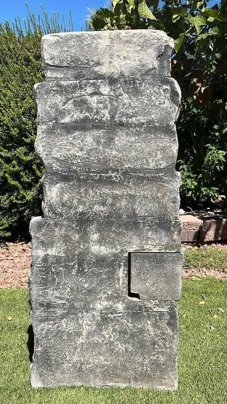 Photo 1 of SOUTHWESTERN STYLE OUTDOOR RESIN POTTERY WATER FEATURE FOUNTAIN 18.25” X 17” H43”