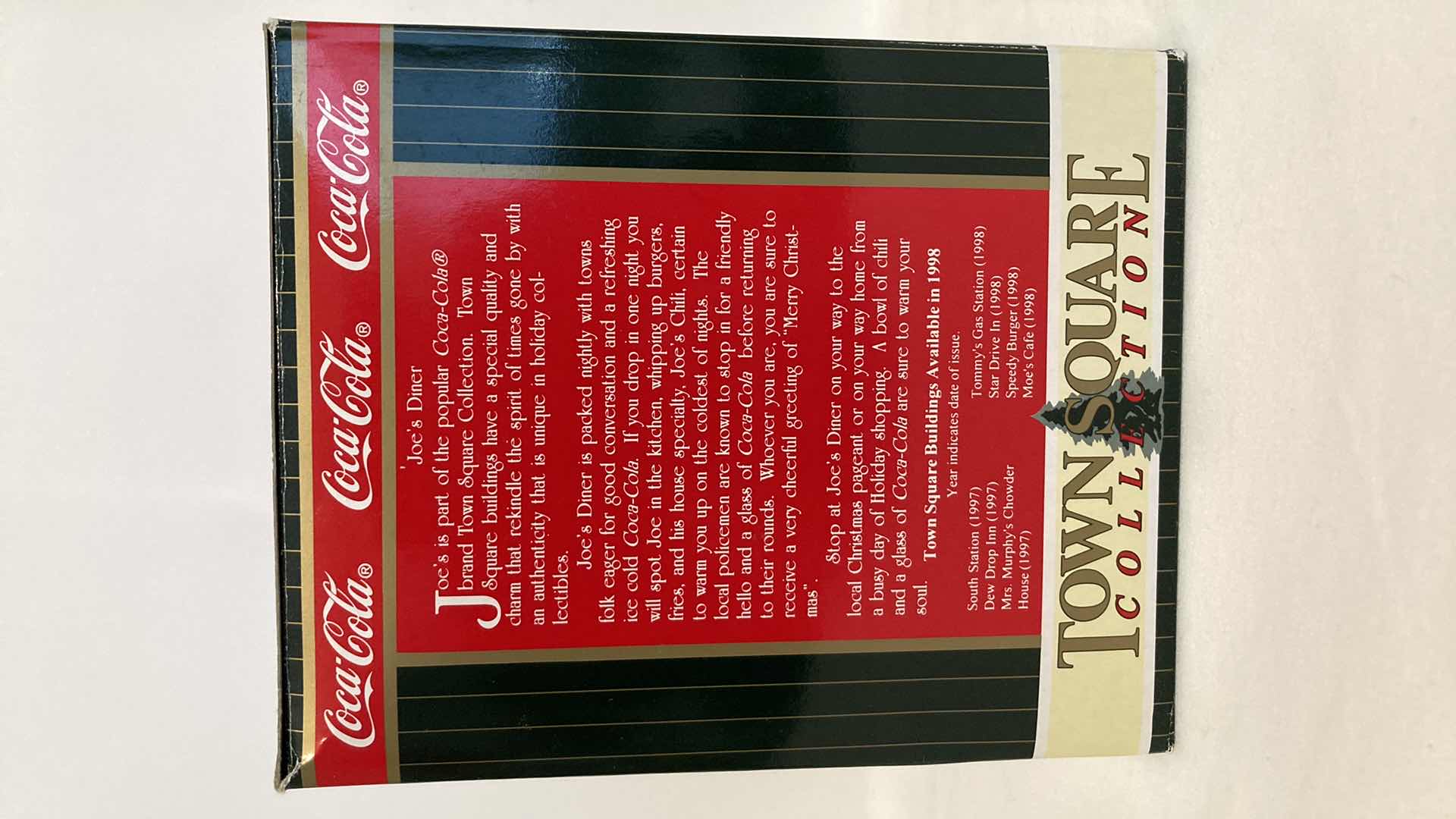 Photo 1 of COCA-COLA JOE’S DINER TOWN SQUARE COLLECTION PORCELAIN DECORATION