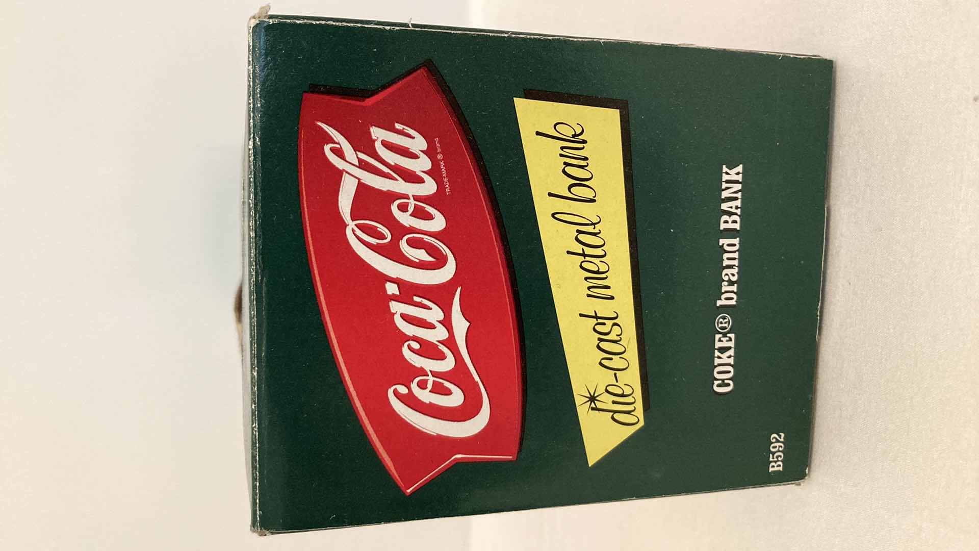 Photo 4 of COCA-COLA 1953 THE ERTL COMPANY INC DIE CAST METAL TRUCK BANK