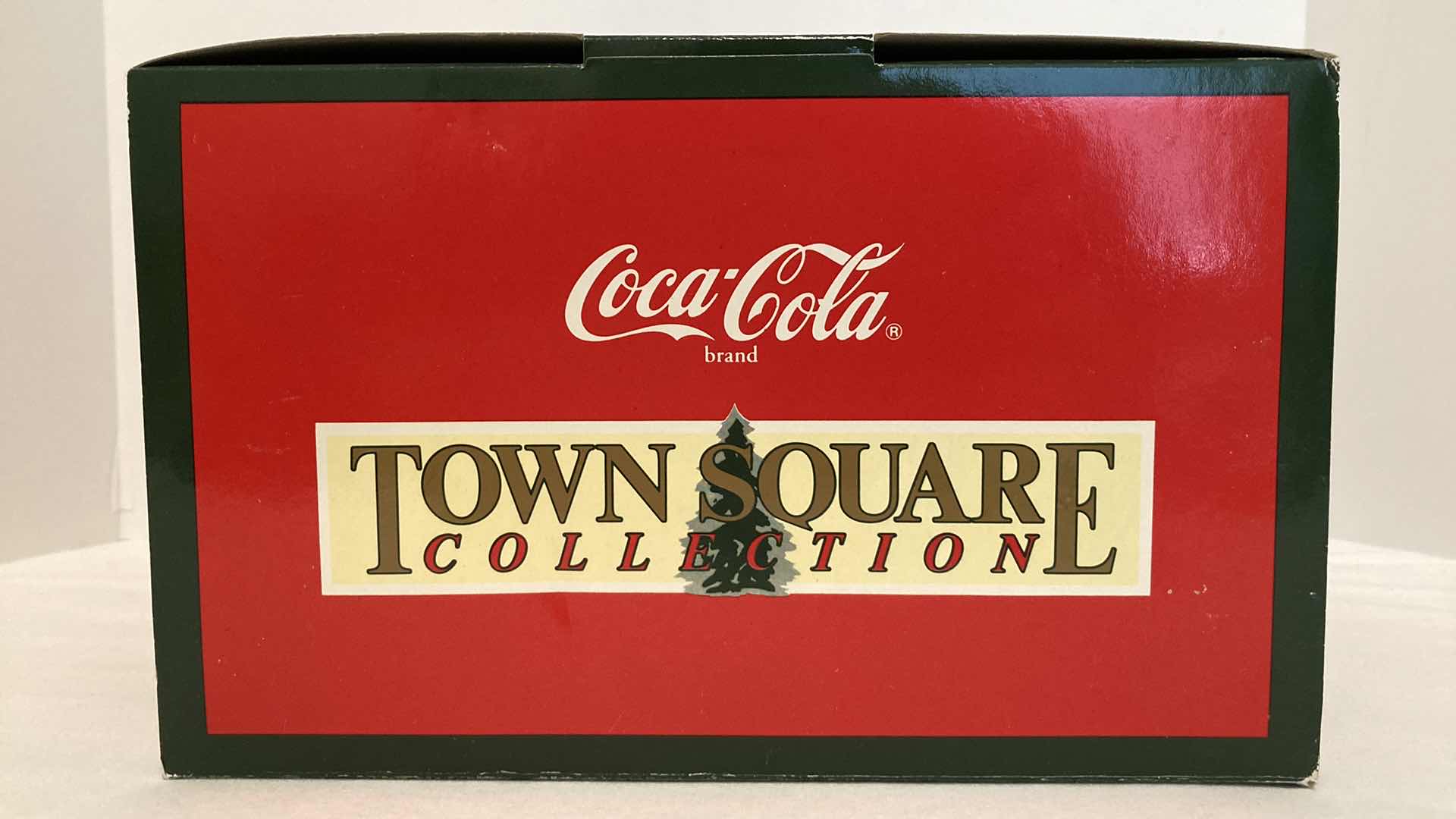 Photo 1 of COCA-COLA FLYING A SERVICE STATION TOWN SQUARE COLLECTION PORCELAIN DECORATION