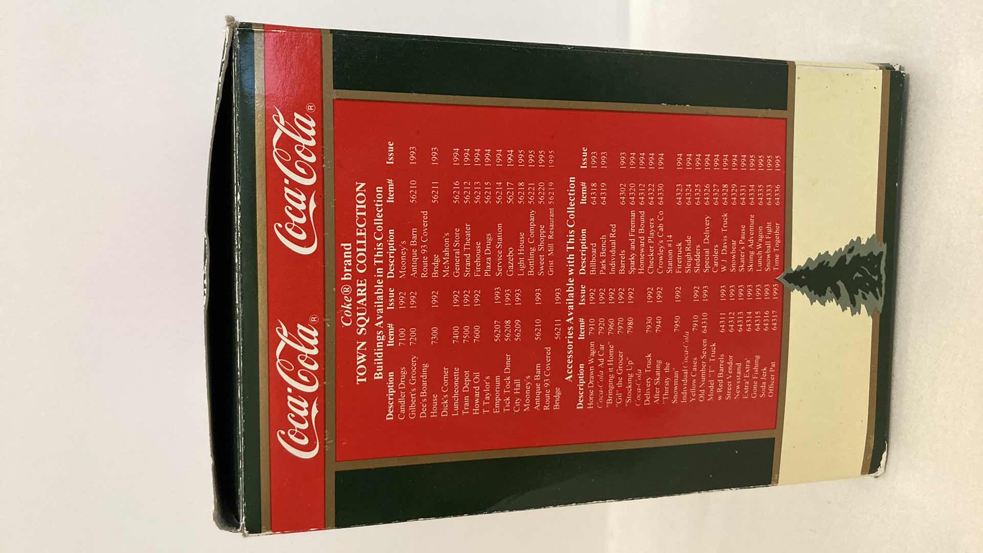 Photo 1 of COCA-COLA BOTTLING COMPANY TOWN SQUARE COLLECTION PORCELAIN DECORATION