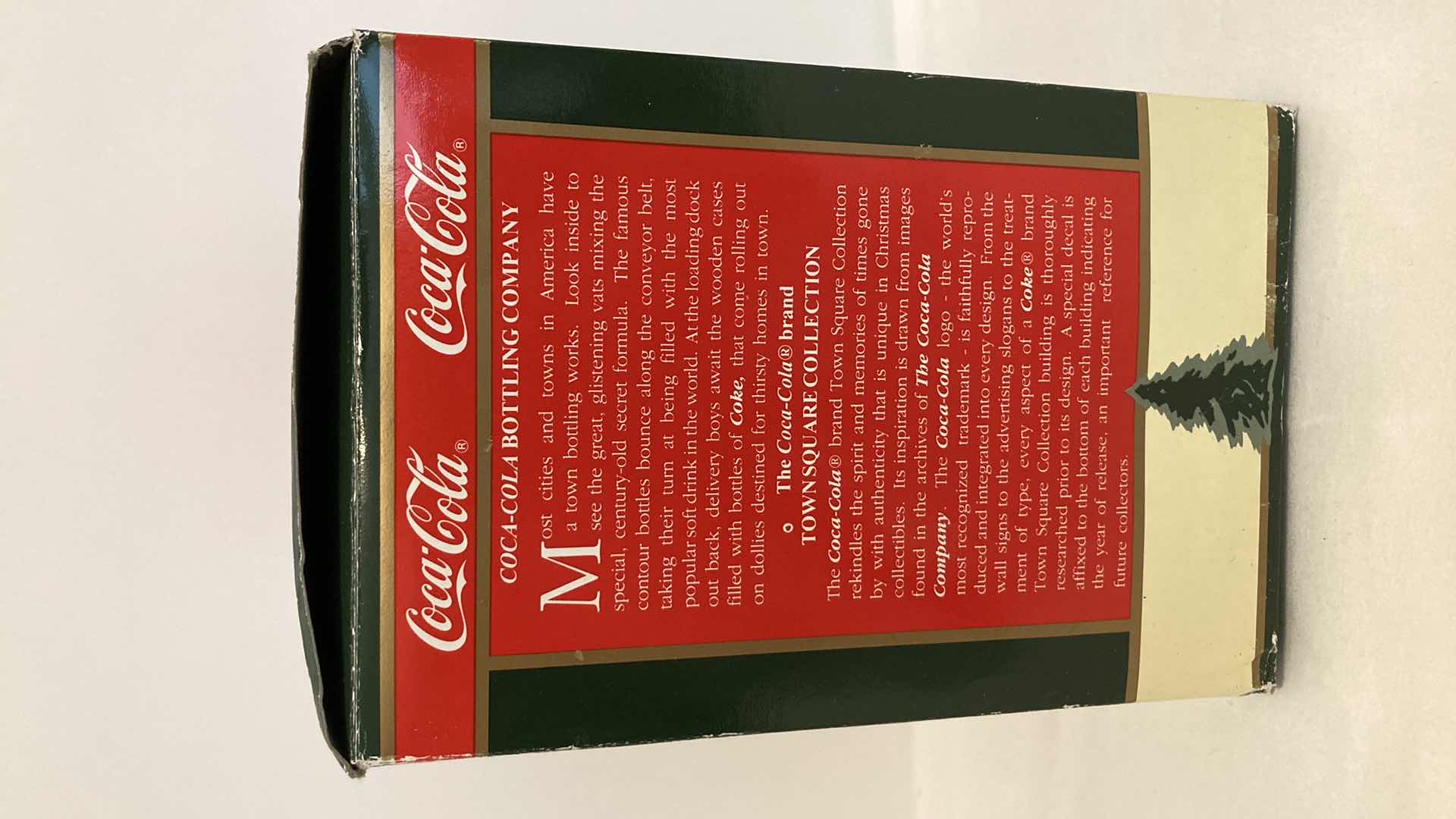 Photo 1 of COCA-COLA BOTTLING COMPANY TOWN SQUARE COLLECTION PORCELAIN DECORATION