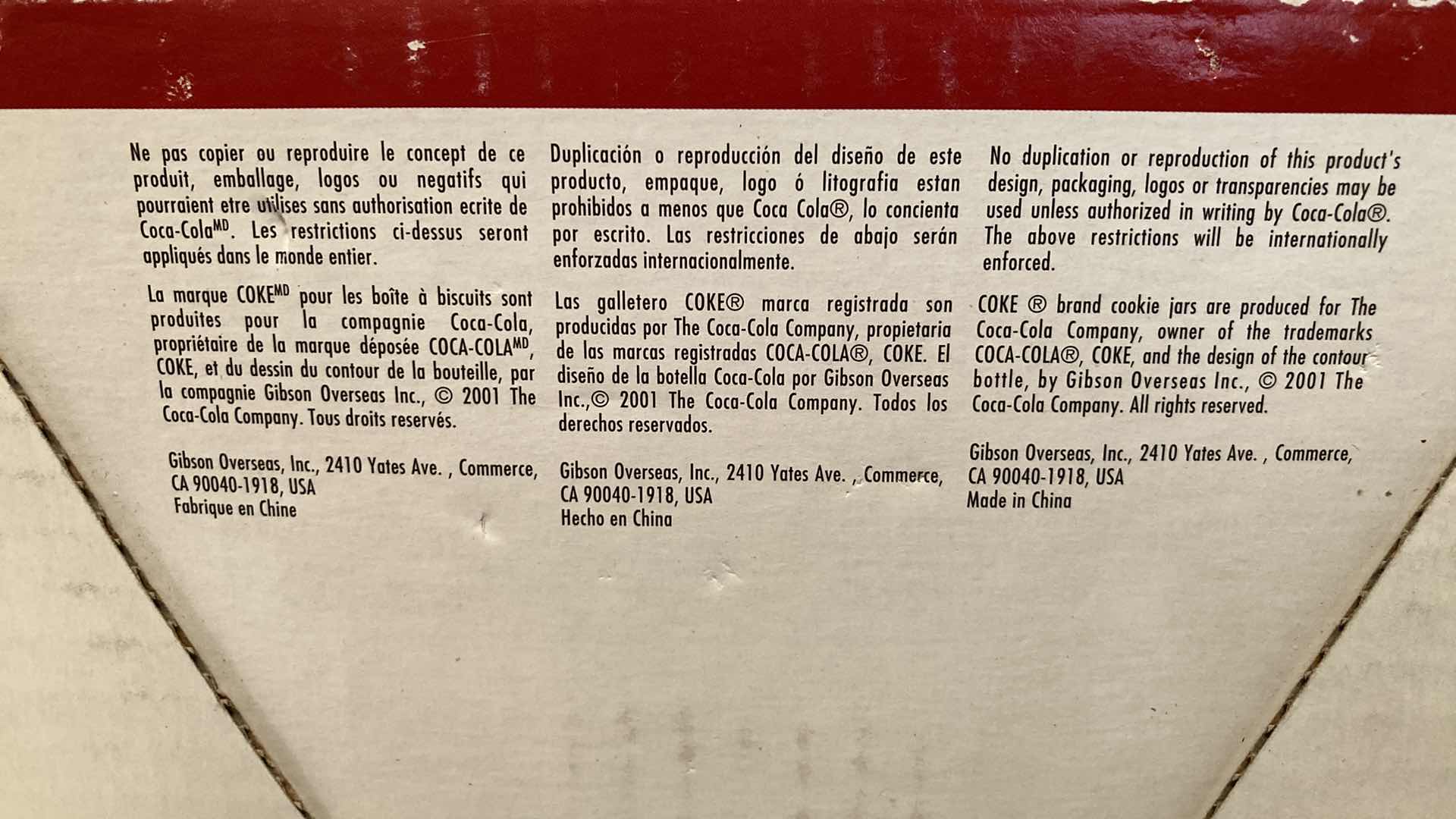 Photo 1 of COCA-COLA CAN COOKIE JAR H10.25”