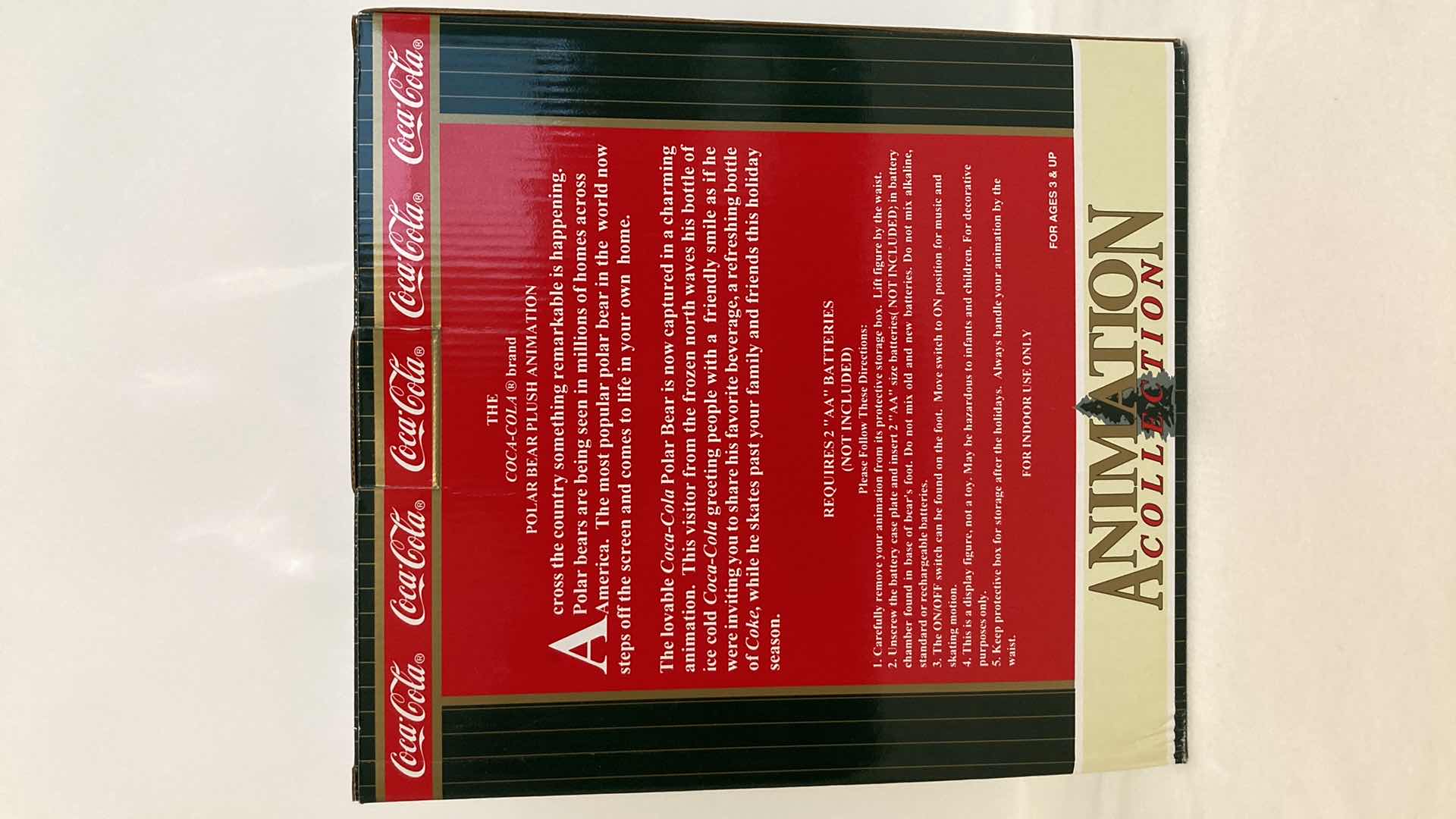 Photo 1 of COCA-COLA POLAR BEAR PLUSH ANIMATION COLLECTION