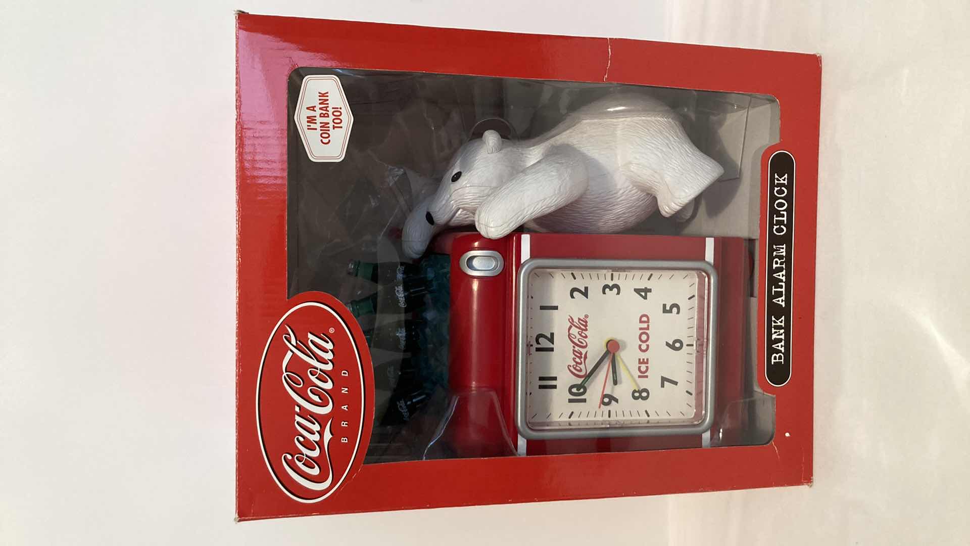 Photo 1 of COCA-COLA BANK ALARM CLOCK