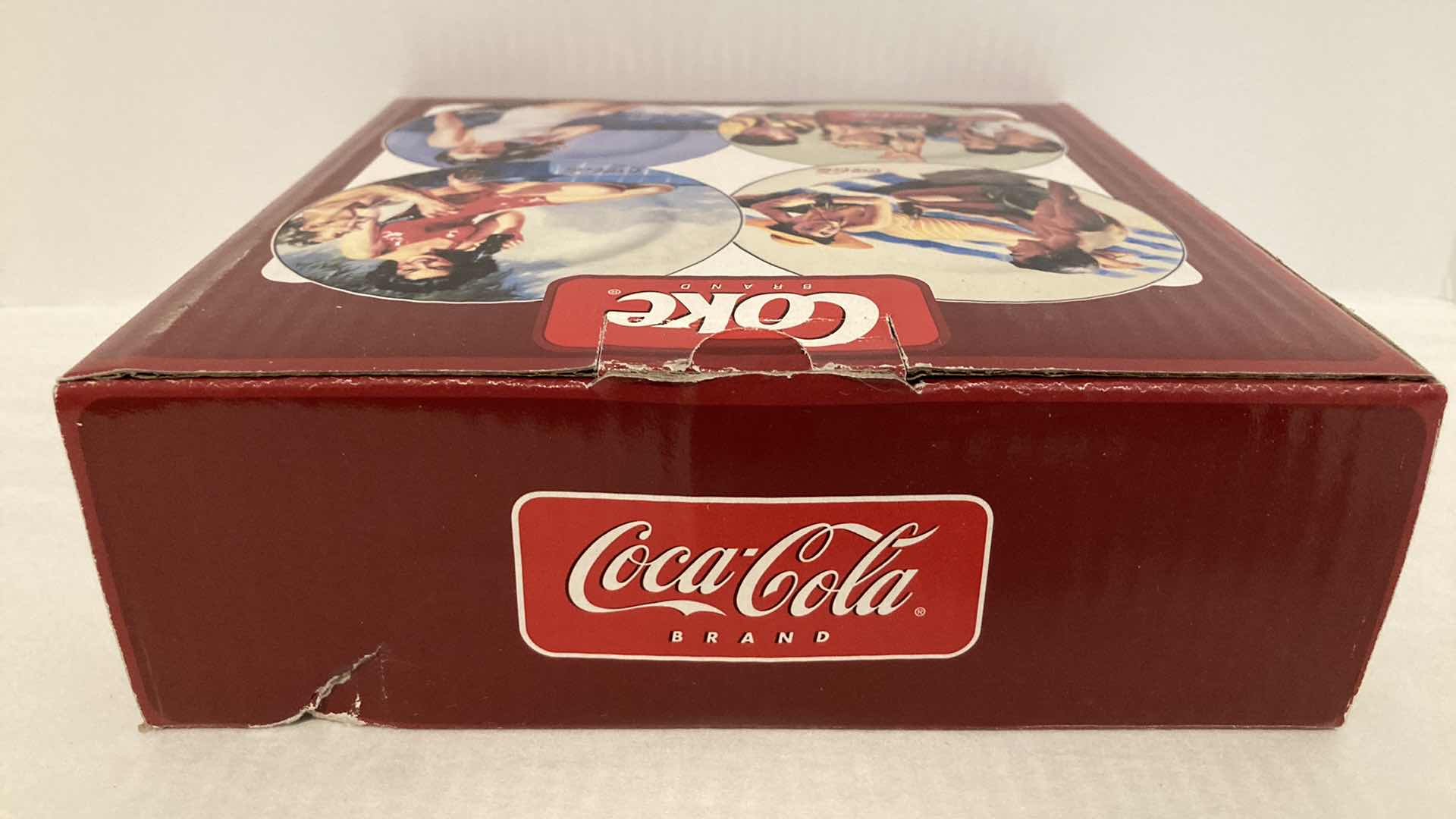 Photo 1 of COCA-COLA BEACH PARTY STONEWARE SALAD/DESSERT PLATES  STYLE H1081X2X4