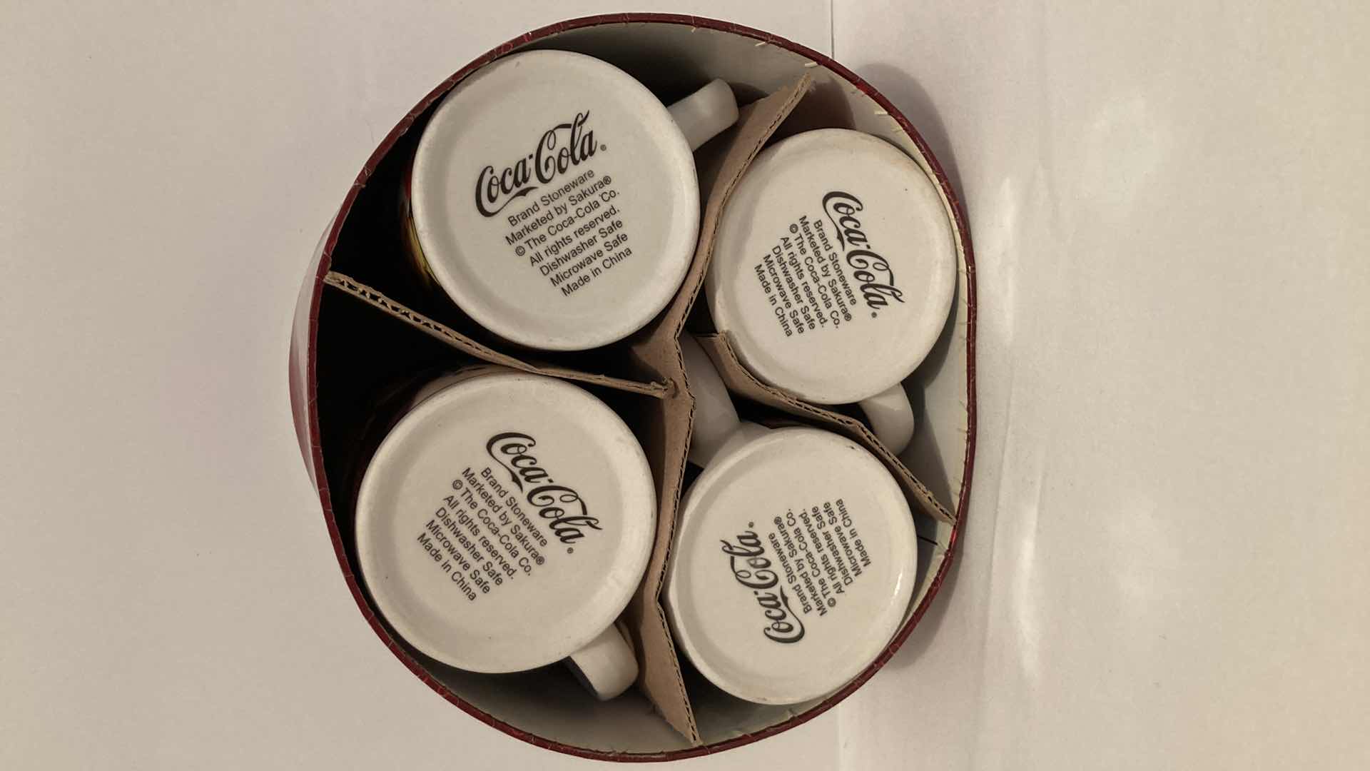Photo 1 of COCA-COLA  HOLIDAY PORTRAIT STONEWARE MUGS STYLE MV178X42X4
