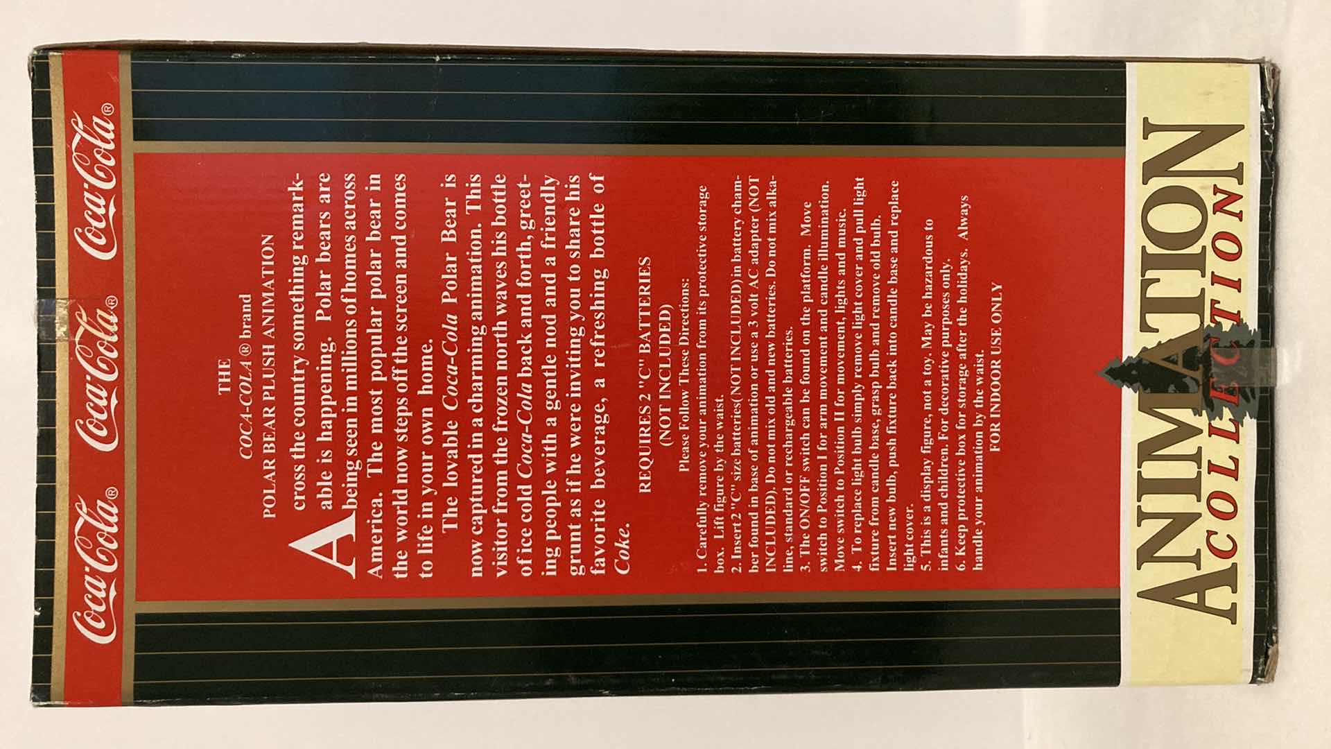 Photo 1 of COCA-COLA POLAR BEAR PLUSH ANIMATION