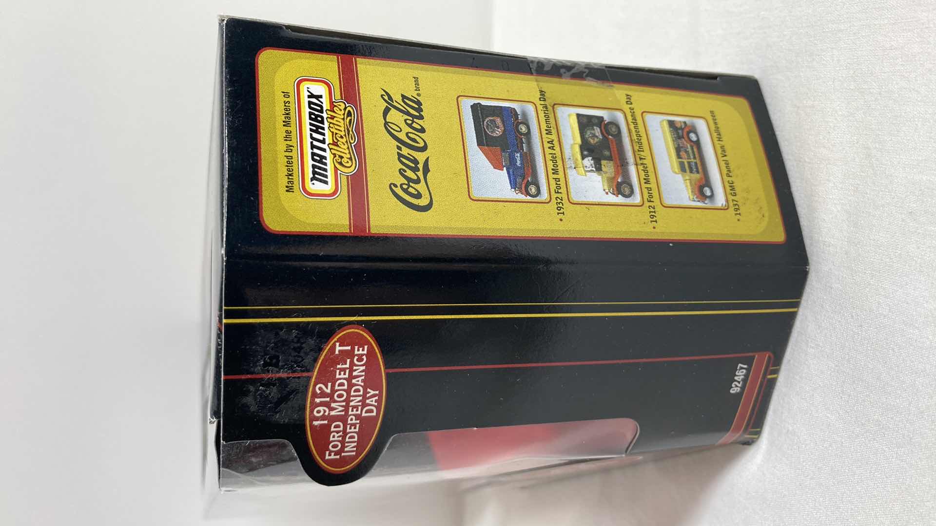Photo 1 of MATCHBOX COLLECTIBLES COCA-COLA 1912 FORD MODEL T INDEPENDENCE DAY CAR