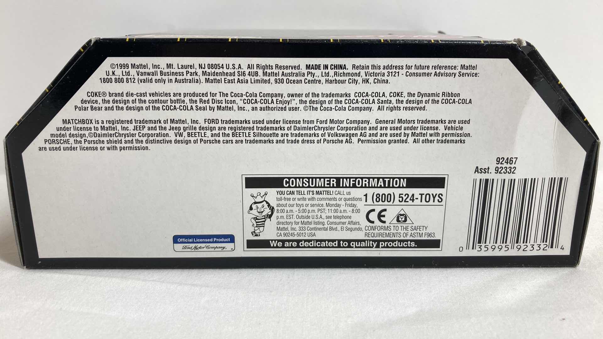 Photo 1 of MATCHBOX COLLECTIBLES COCA-COLA 1912 FORD MODEL T INDEPENDENCE DAY CAR