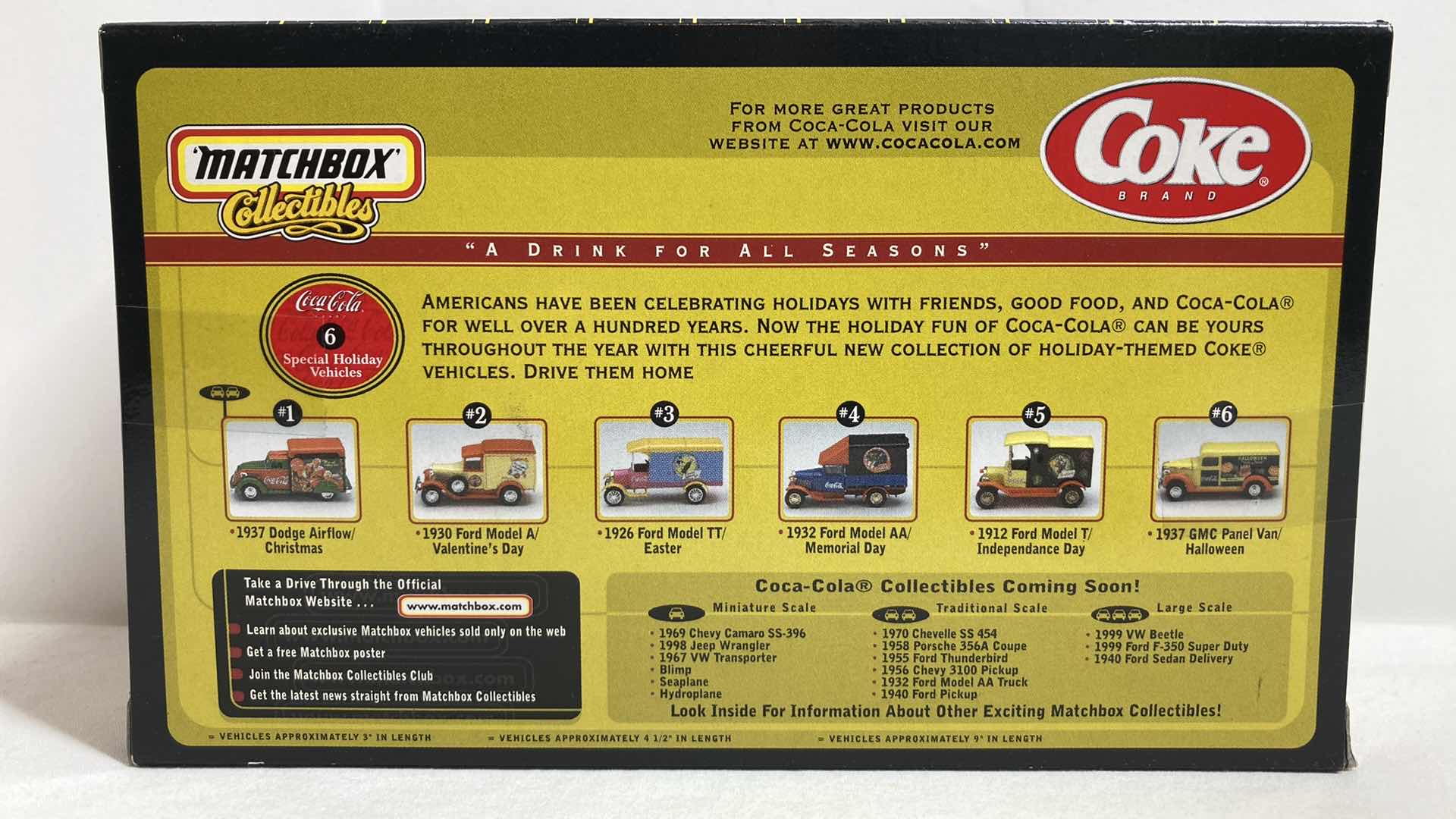 Photo 1 of MATCHBOX COLLECTIBLES COCA-COLA 1926 FORD MODEL TT EASTER TRUCK