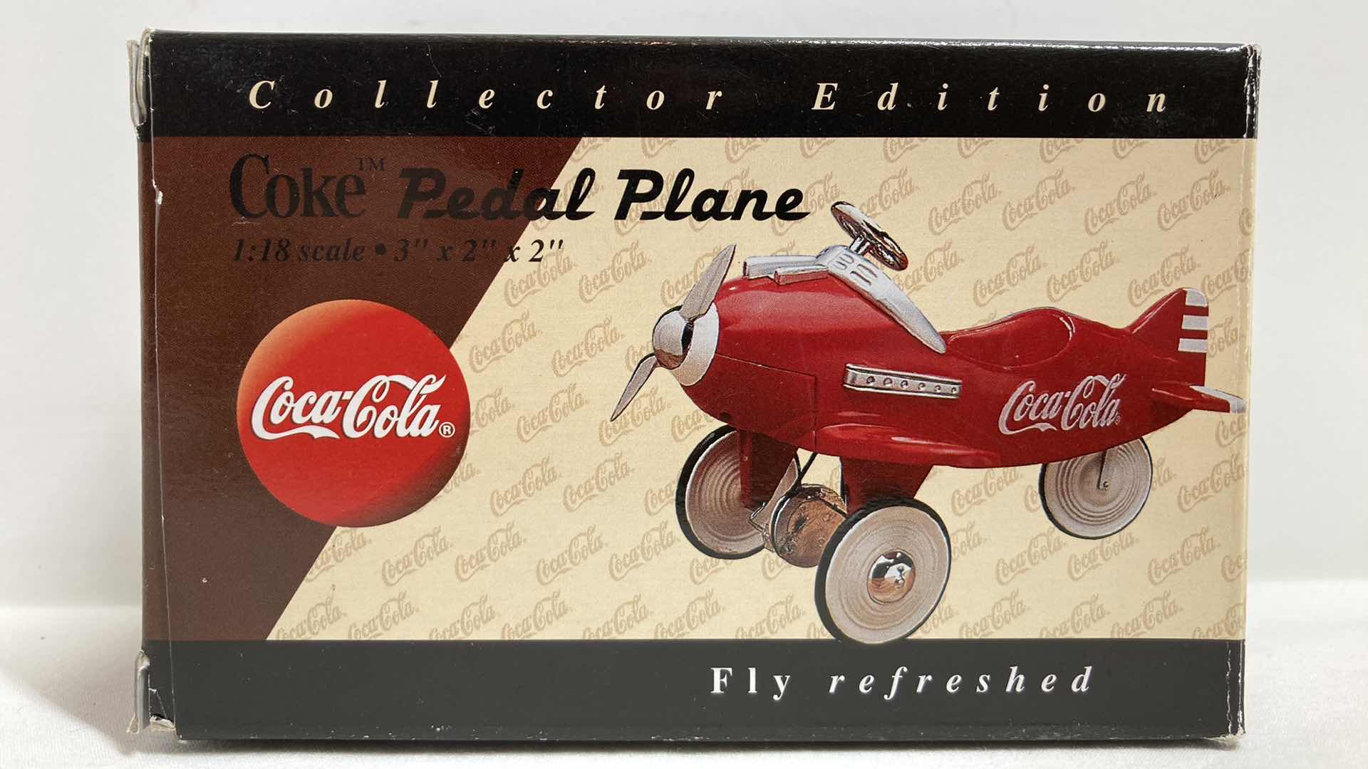 Photo 1 of COCA-COLA COKE PEDAL PLANE 1/18 SCALE