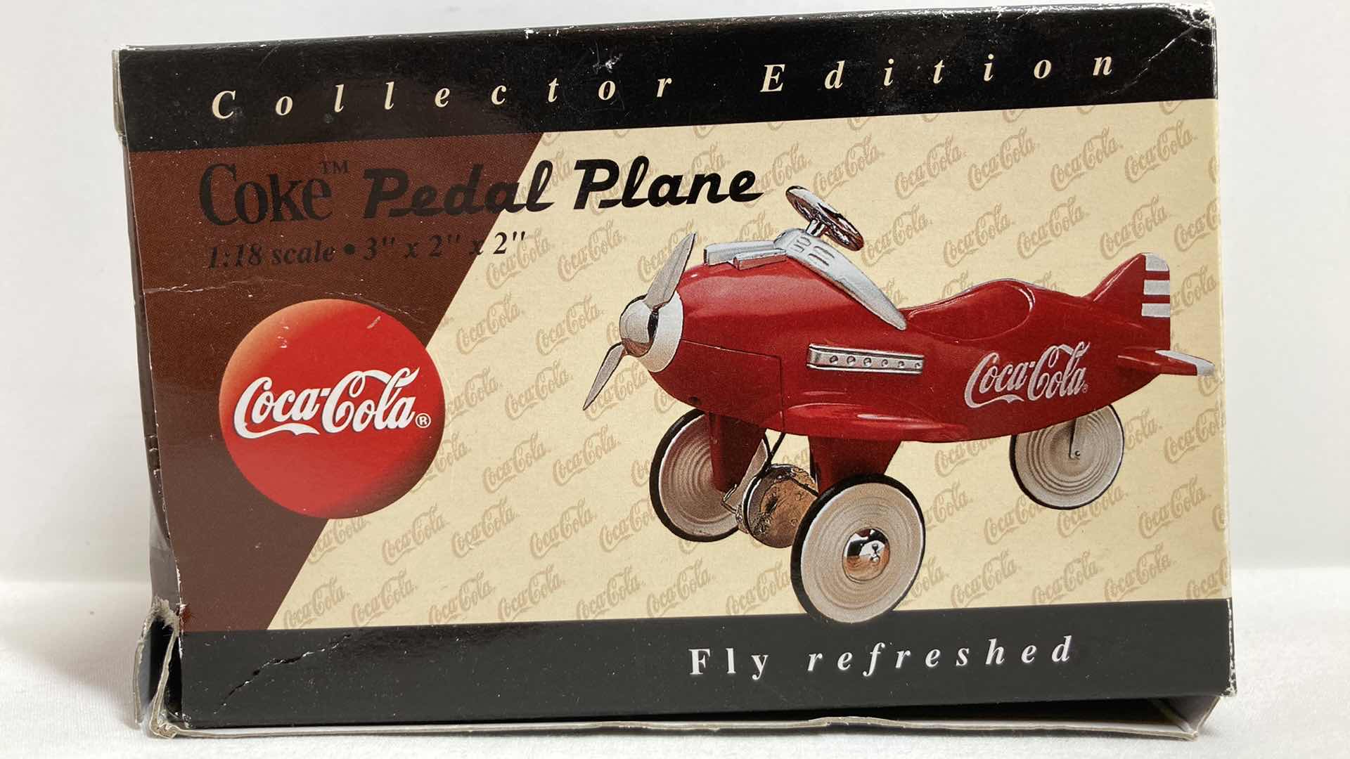 Photo 1 of COCA-COLA COKE PEDAL PLANE 1/18 SCALE