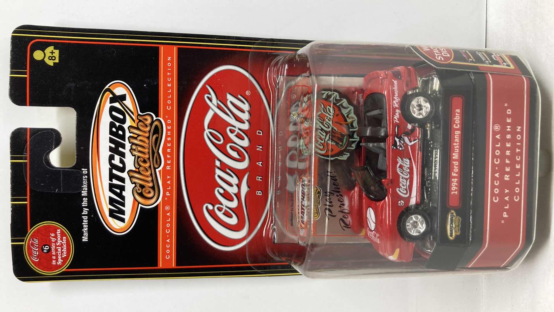 Photo 1 of MATCHBOX COLLECTIBLES COCA-COLA 1994 FORD MUSTANG COBRA CAR