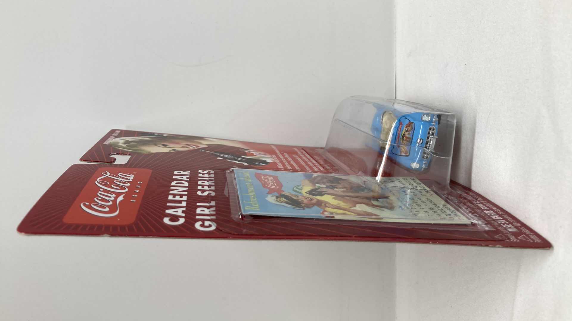 Photo 1 of JOHNNY LIGHTNING COCA-COLA CALENDAR GIRL SERIES ‘54 CORVETTE CONVERTIBLE CAR W CARD