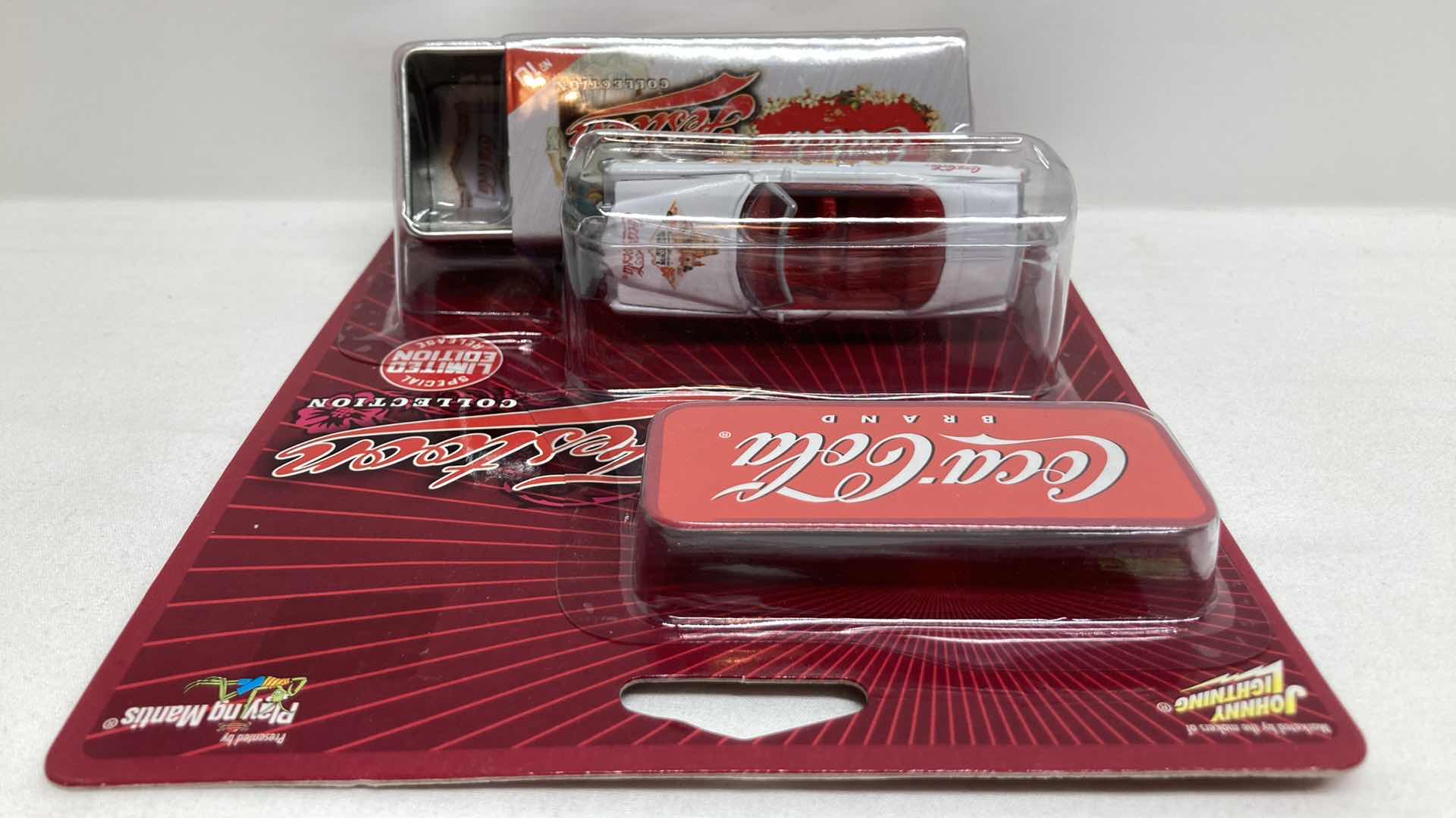 Photo 5 of JOHNNY LIGHTNING COCA-COLA FESTOON COLLECTION 1973 CADILLAC EL DORADO CAR W TIN BOX