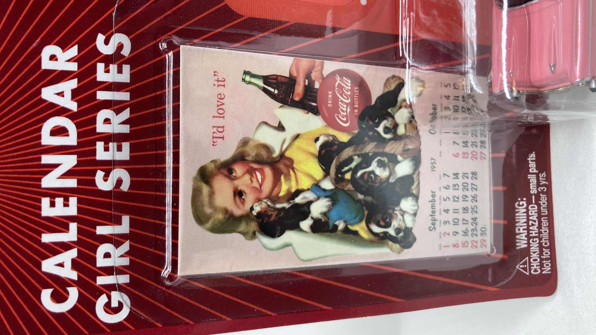 Photo 5 of JOHNNY LIGHTNING COCA-COLA CALENDAR GIRL SERIES ‘57 CHEVY BEL AIR CAR