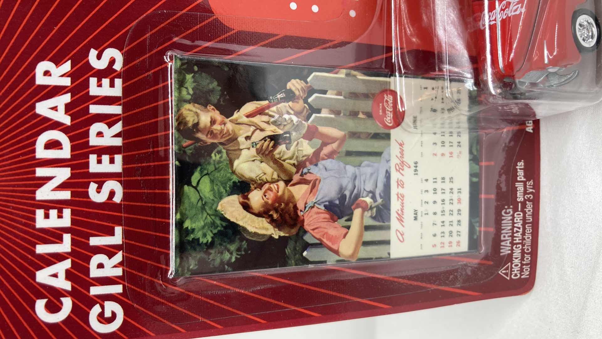 Photo 1 of JOHNNY LIGHTNING COCA-COLA CALENDAR GIRL SERIES ‘41 CHEVY SPECIAL DELUXE WAGON