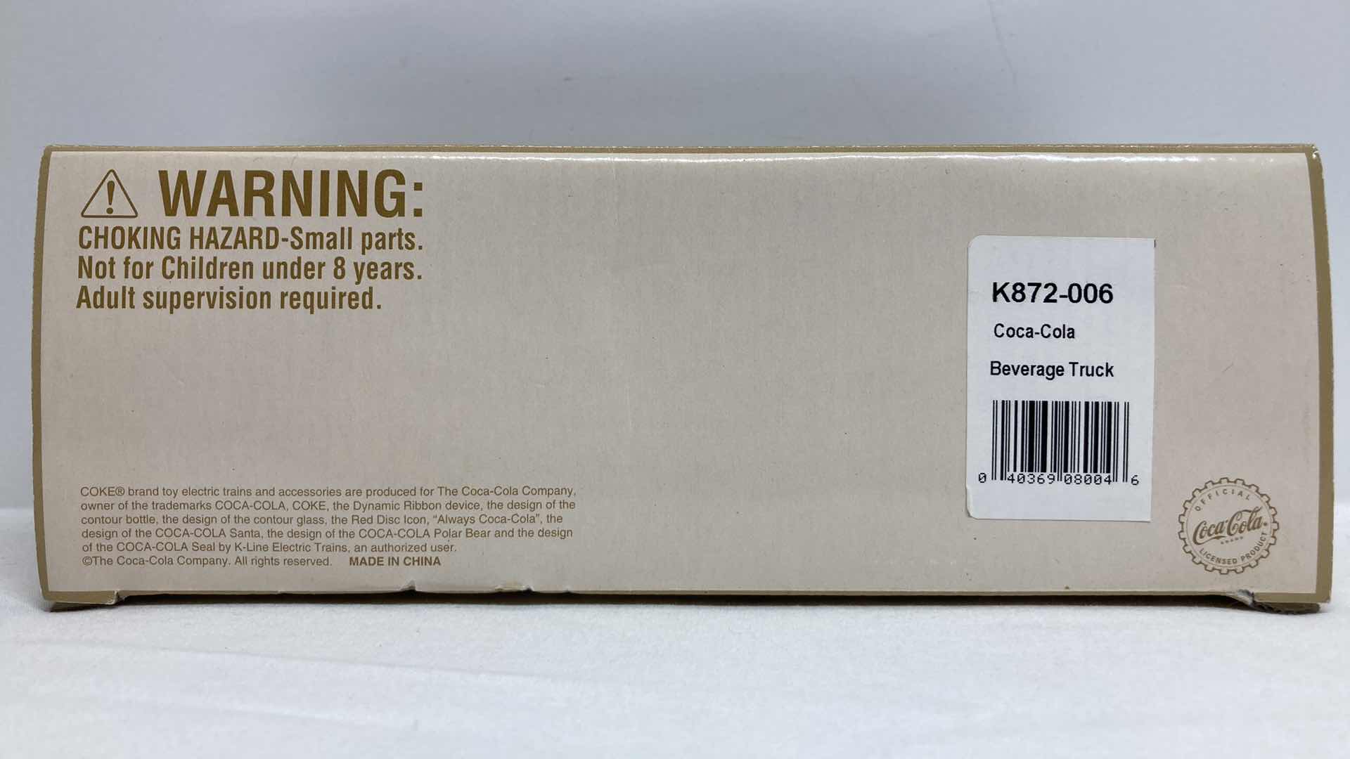 Photo 1 of COCA-COLA BEVERAGE TRUCK TRAIN ACCESSORY 1/48