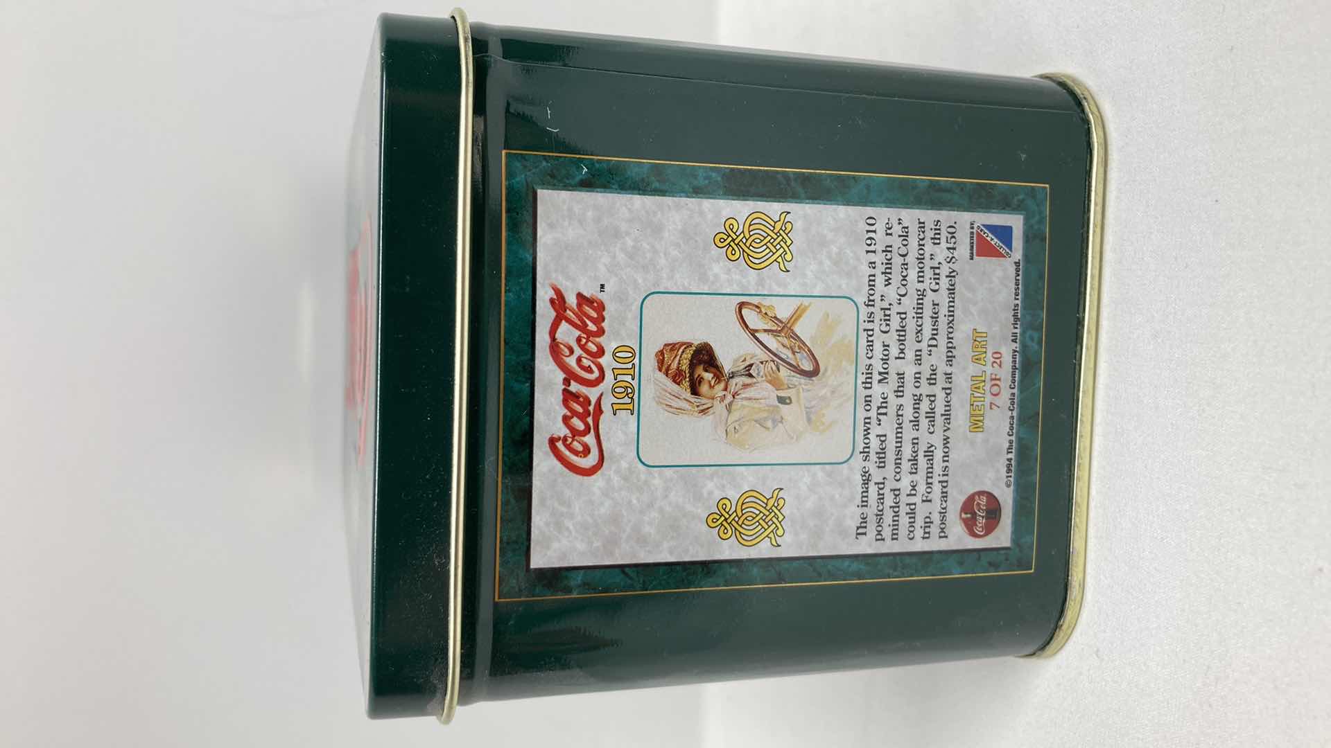 Photo 1 of COCA-COLA METAL ART COLLECTOR CARDS W COA