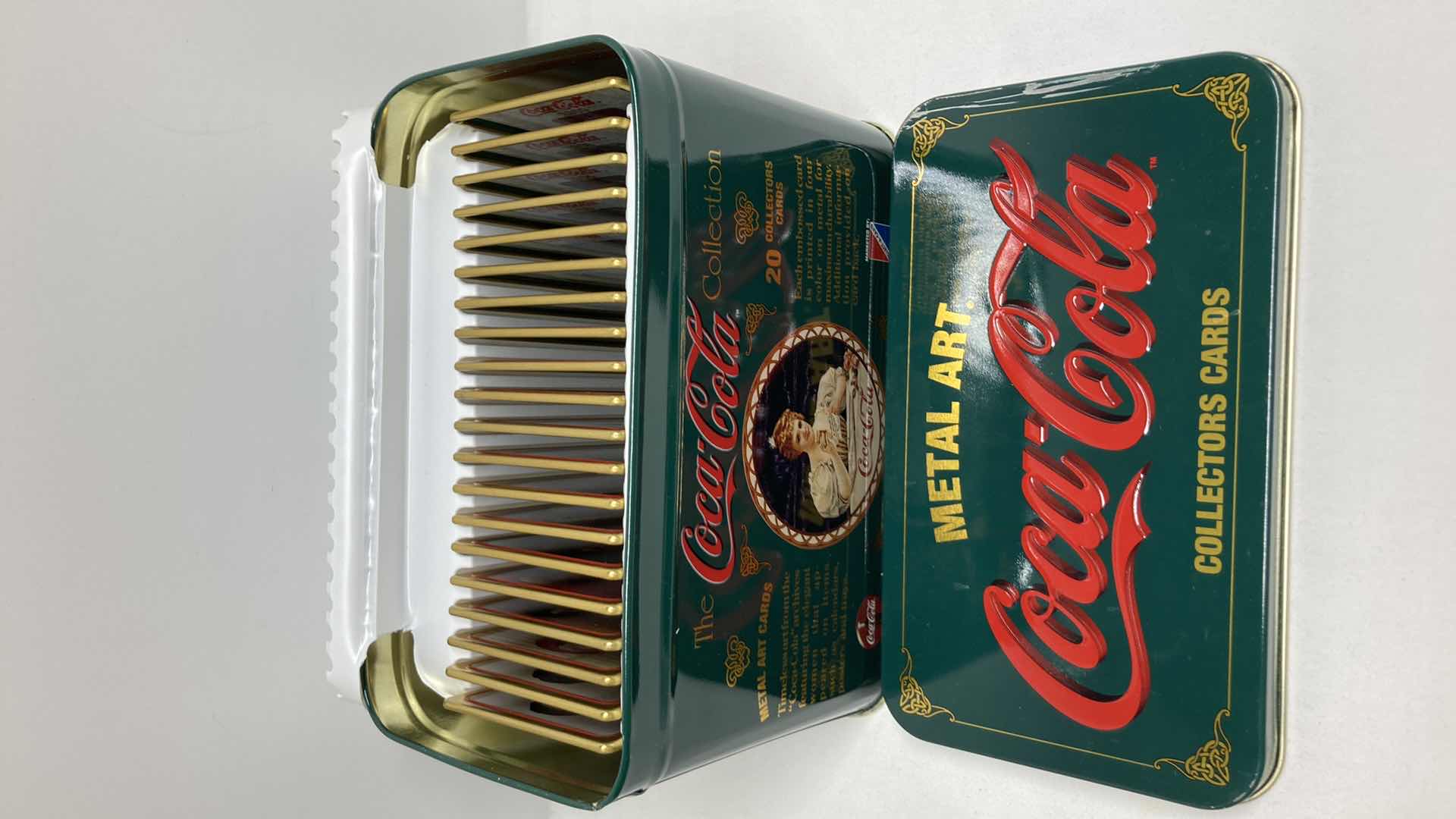Photo 1 of COCA-COLA METAL ART COLLECTOR CARDS W COA