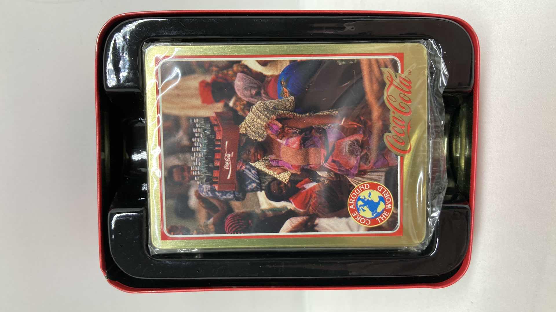 Photo 1 of COCA-COLA  METAL COLLECTOR CARDS COKE AROUND THE WORLD