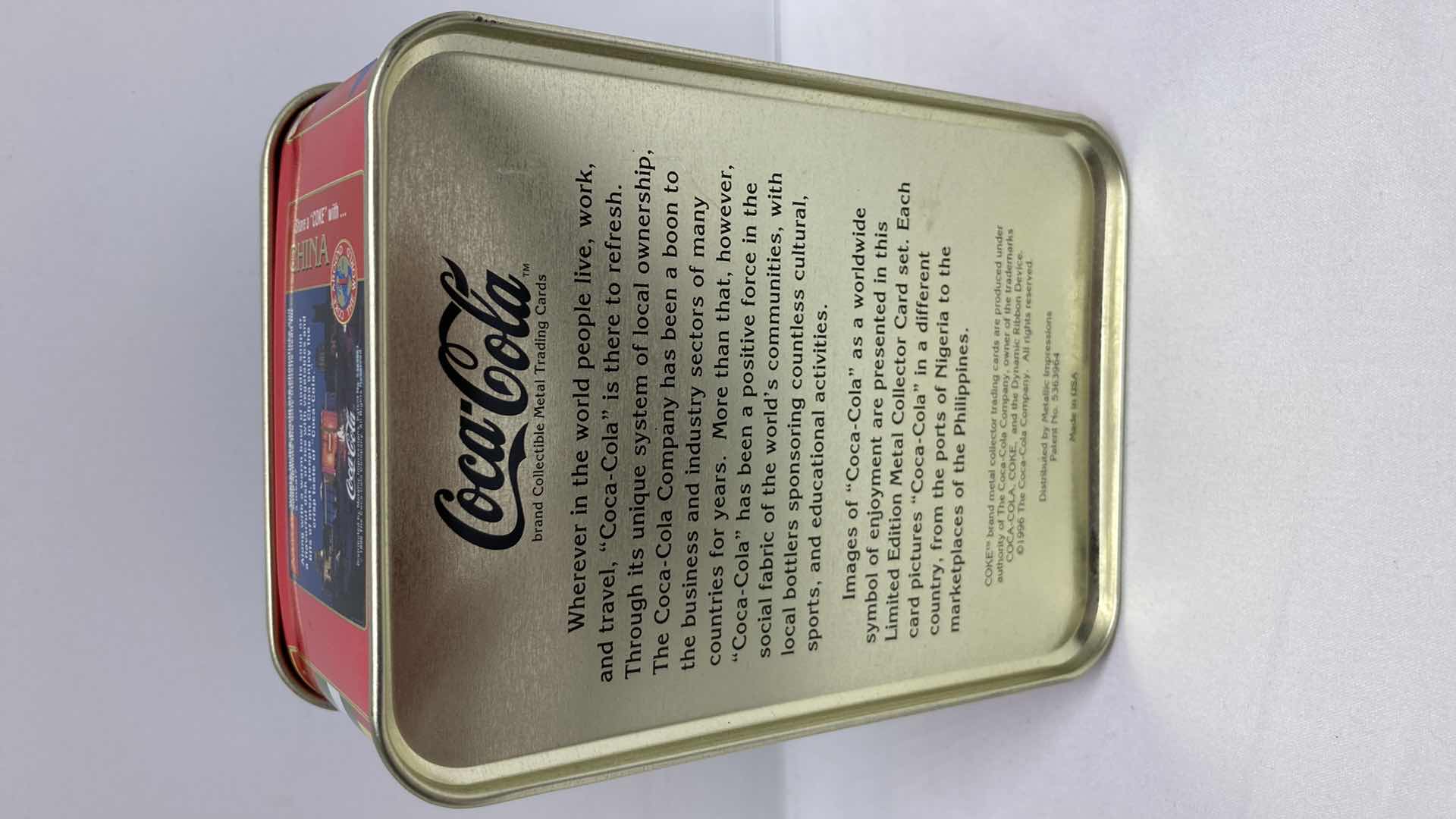Photo 1 of COCA-COLA  METAL COLLECTOR CARDS COKE AROUND THE WORLD