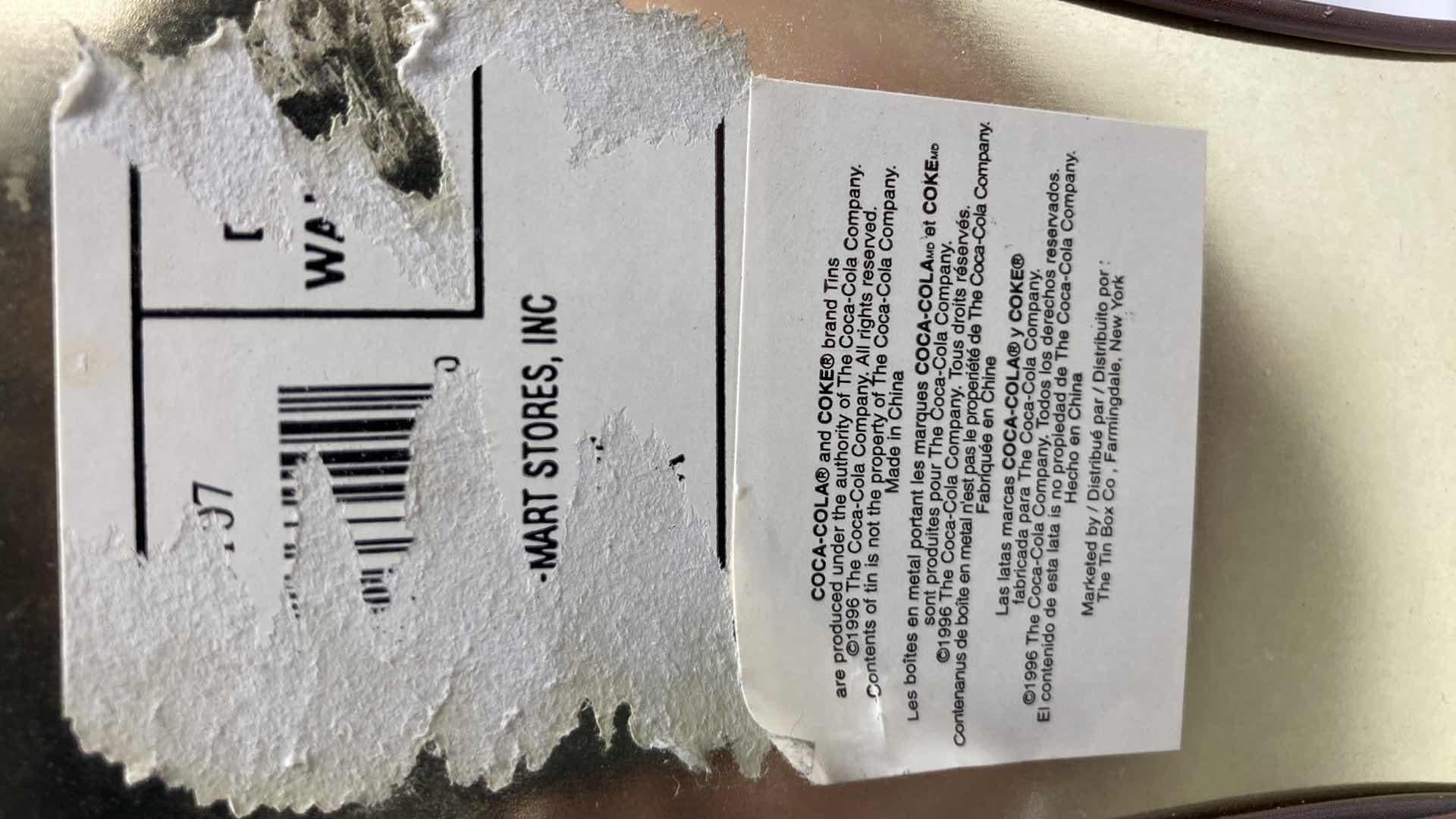 Photo 7 of COCA-COLA BOTTLE TINS (2) 4” X 13”