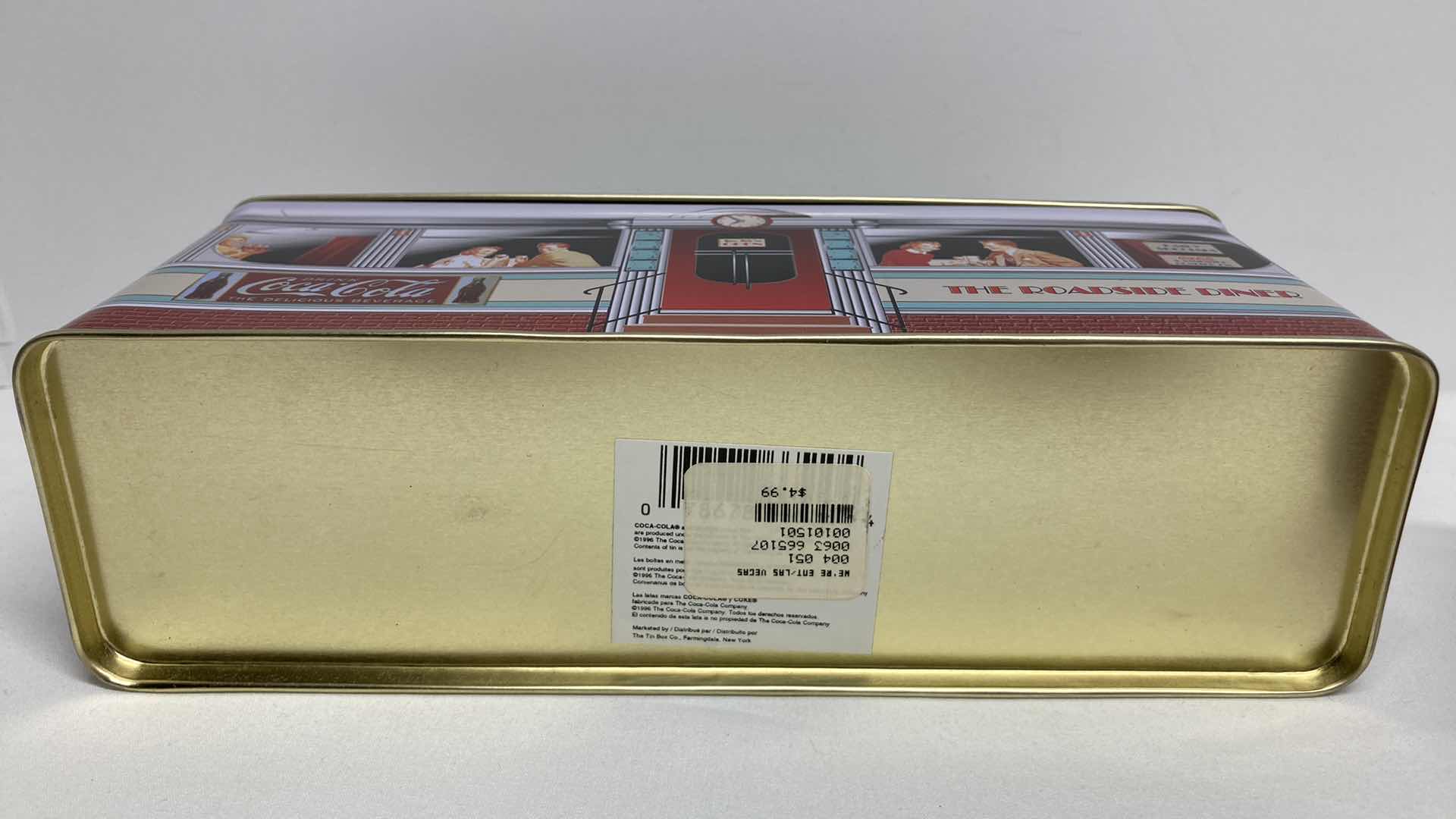 View 5 of COCA-COLA ROADSIDE DINER & SUNSET DINER TINS (2) 8.5” X 2.5” H4”