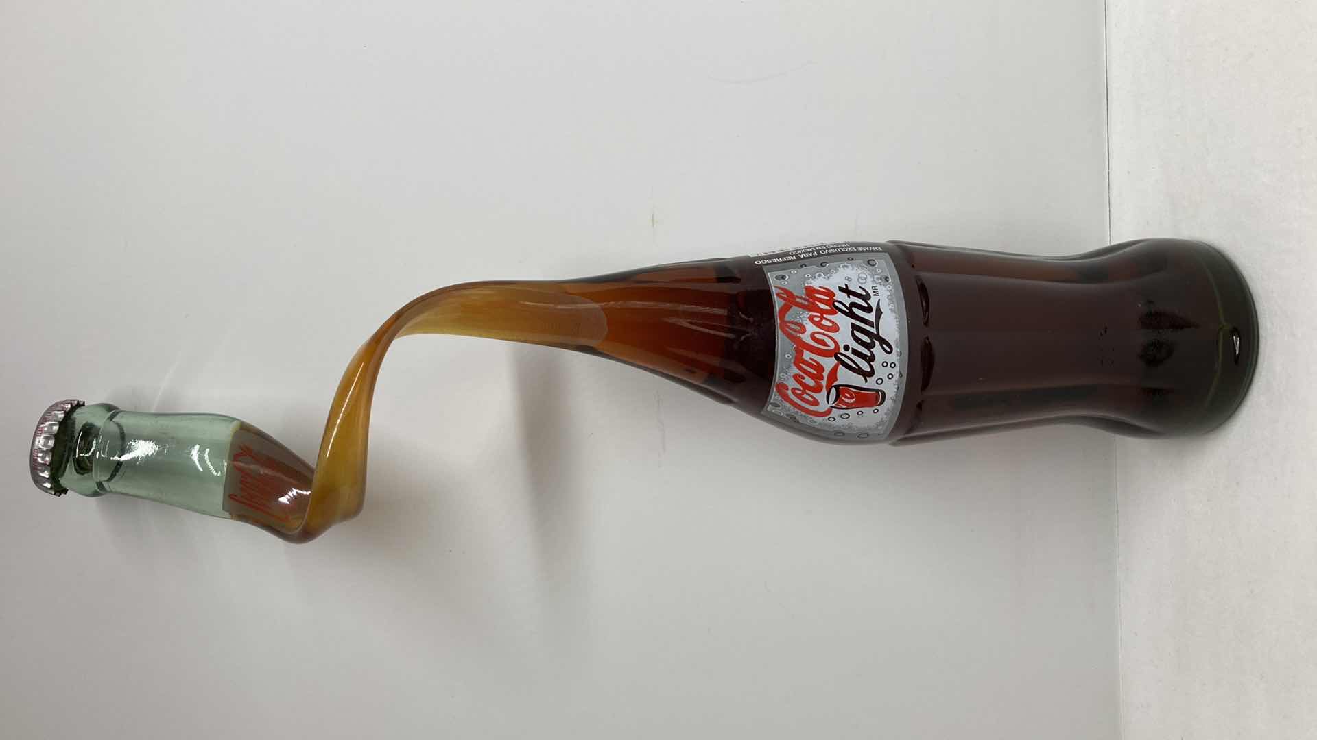 Photo 1 of COCA-COLA LIGHT ORNATE BOTTLE DECOR 1997 H14”