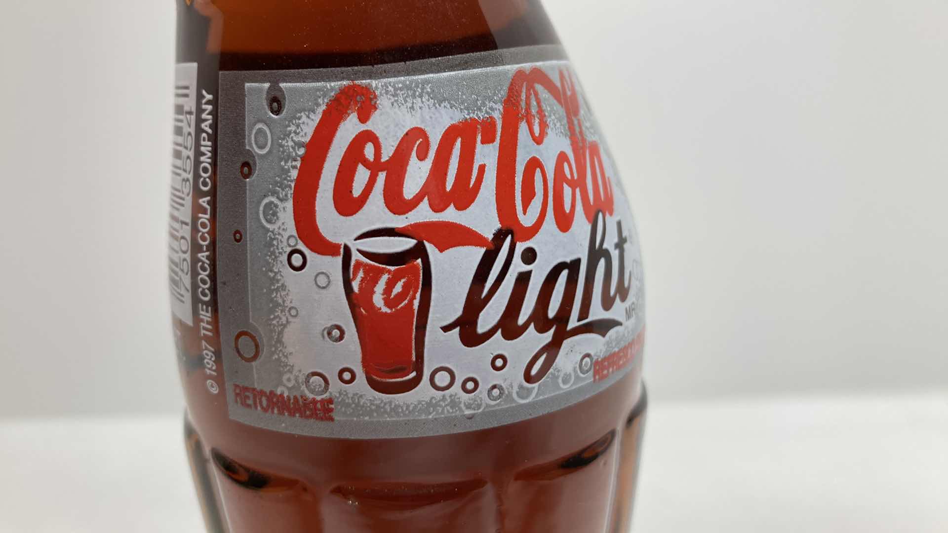 Photo 1 of COCA-COLA LIGHT ORNATE BOTTLE DECOR 1997 H14”