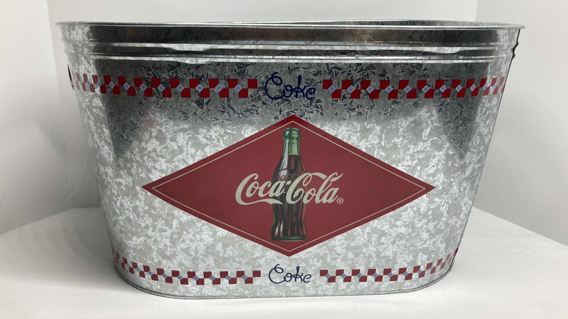 Photo 1 of COCA-COLA TIN PARTY TUB 16” X 9.5” H9.5”