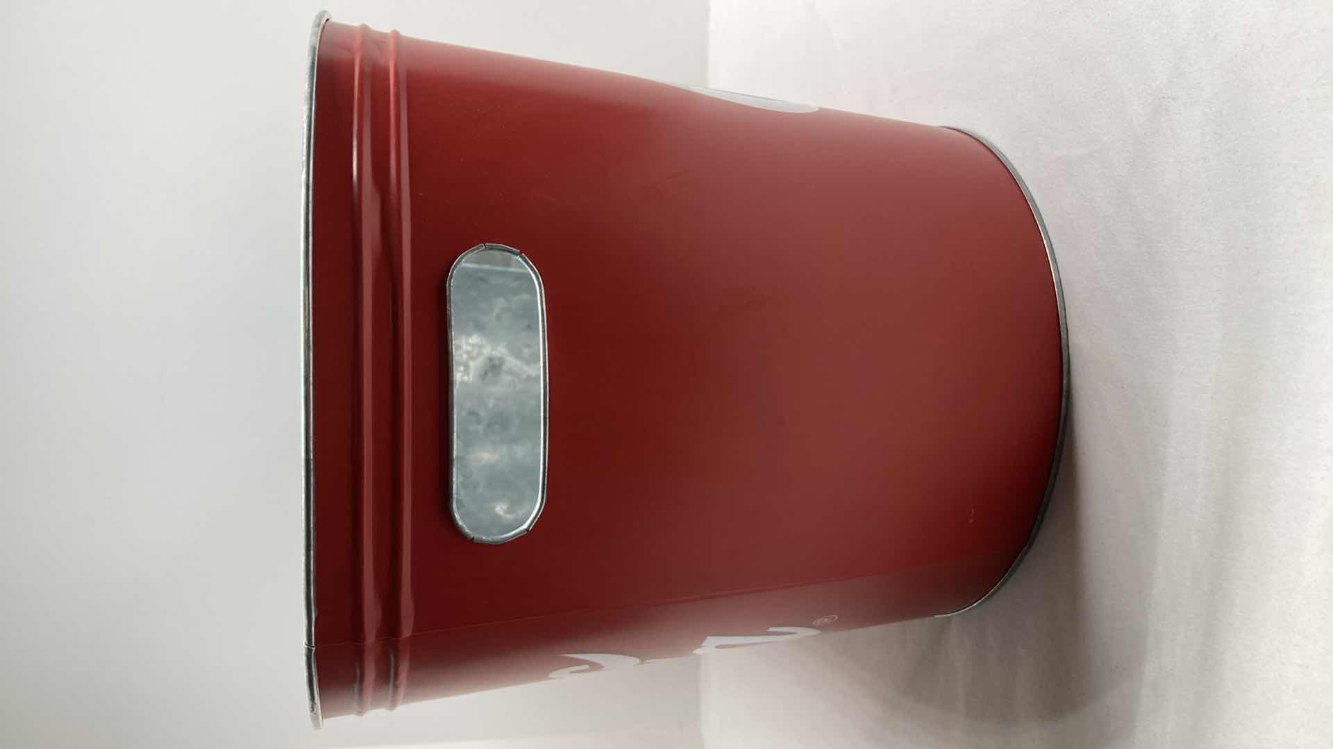 Photo 2 of COCA-COLA RED TIN PARTY TUB 16” X 9.5” H9.5”