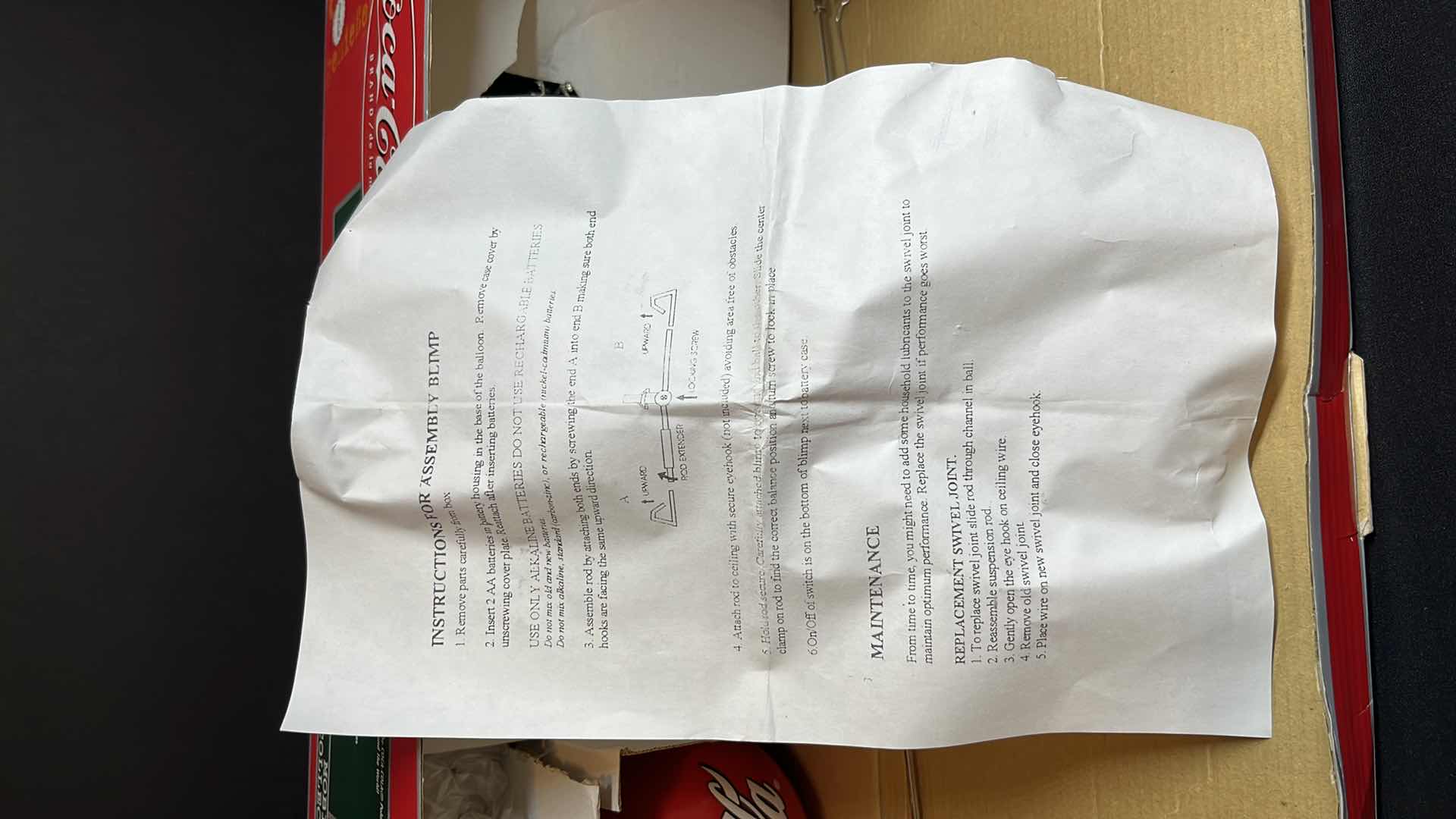 Photo 1 of COCA-COLA MOBILE COLLECTION POLAR BEAR IN BLIMP