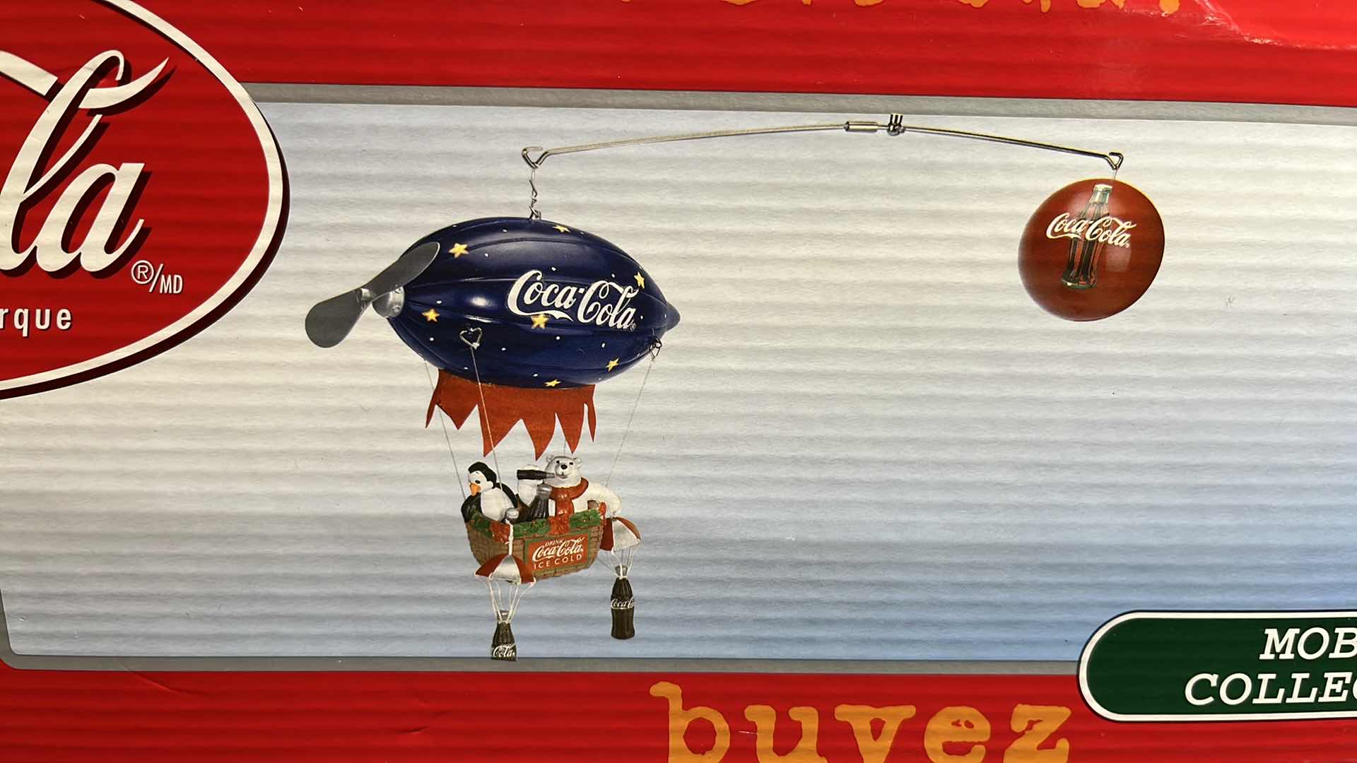 Photo 1 of COCA-COLA MOBILE COLLECTION POLAR BEAR IN BLIMP