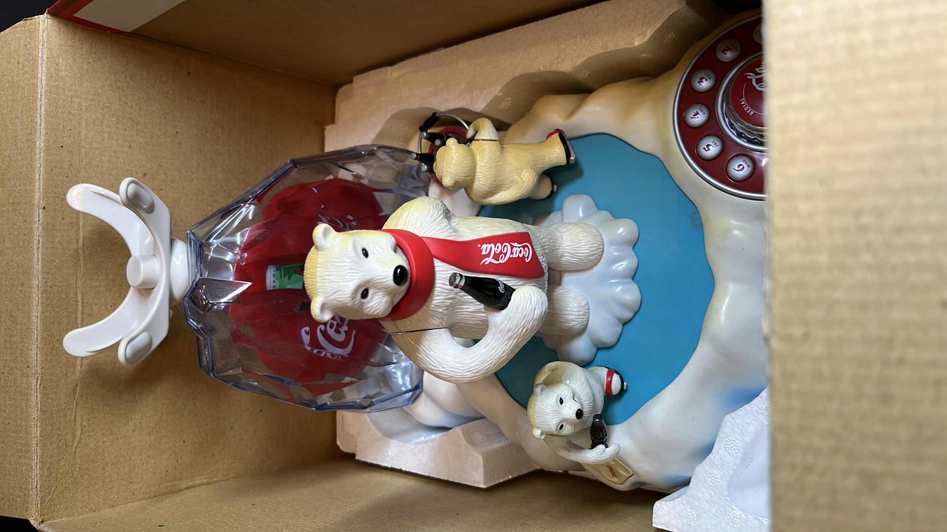 Photo 1 of COCA-COLA ANIMATED POLAR BEAR PHONE