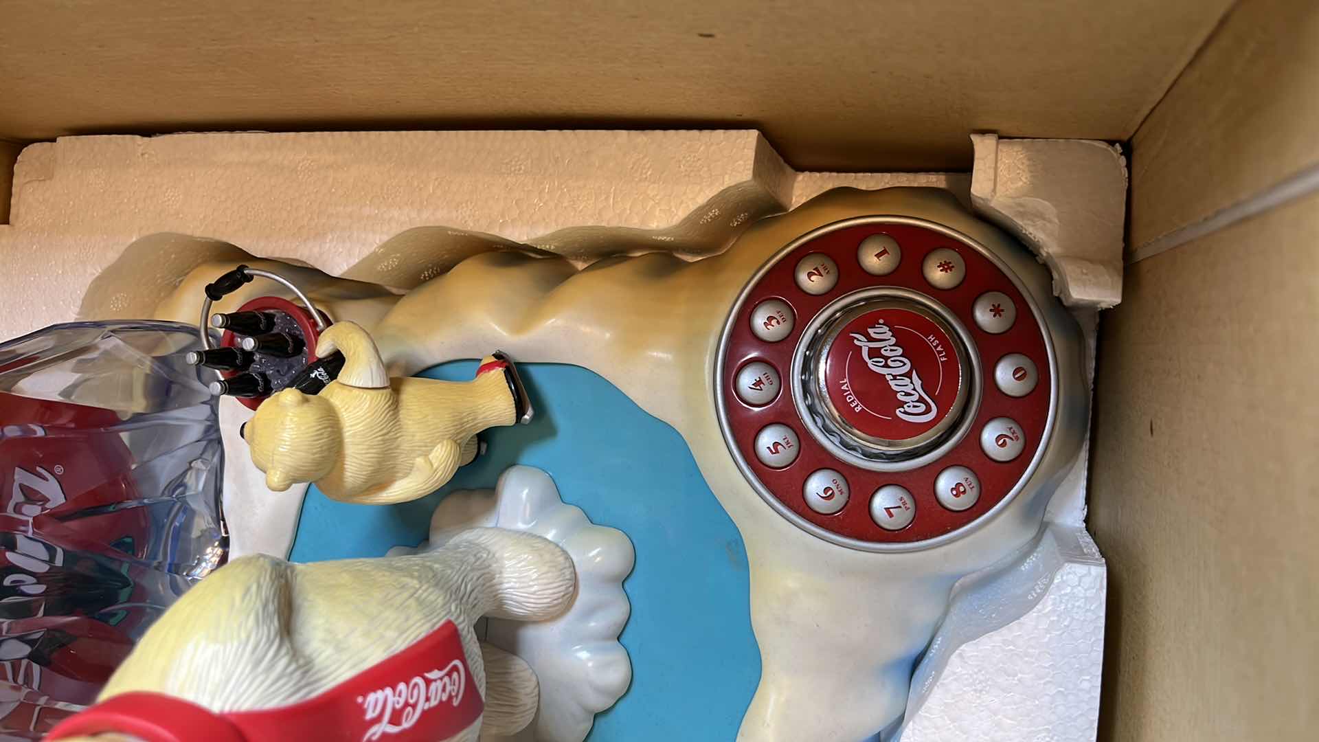 Photo 1 of COCA-COLA ANIMATED POLAR BEAR PHONE