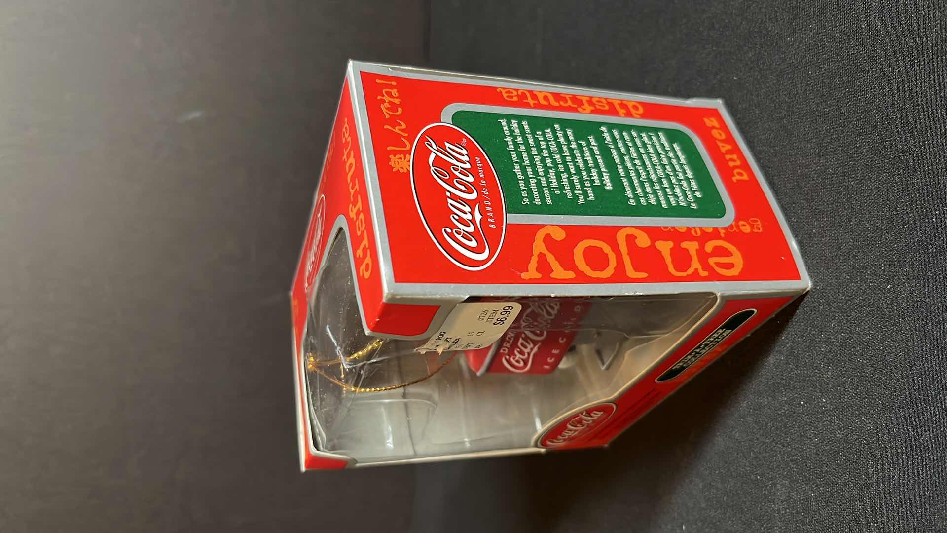 Photo 1 of COCA-COLA TRIM A TREE POLAR BEAR SODA JERK FOUNTAIN MACHINE W PENGUIN CHRISTMAS ORNAMENT