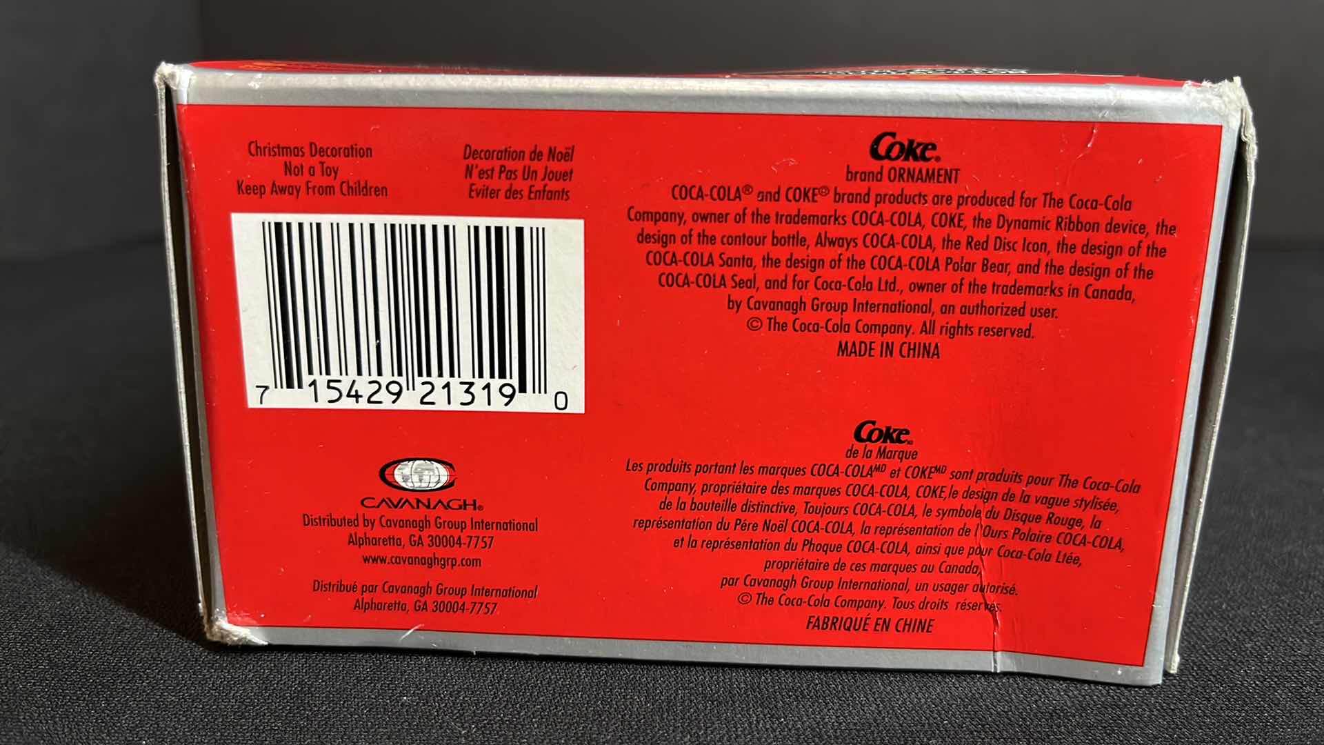 Photo 1 of COCA-COLA TRIM A TREE COLLECTION SLEDDING BEAR W SODA BOTTLE CHRISTMAS ORNAMENT & JUKE BOX W PENGUIN ORNAMENT