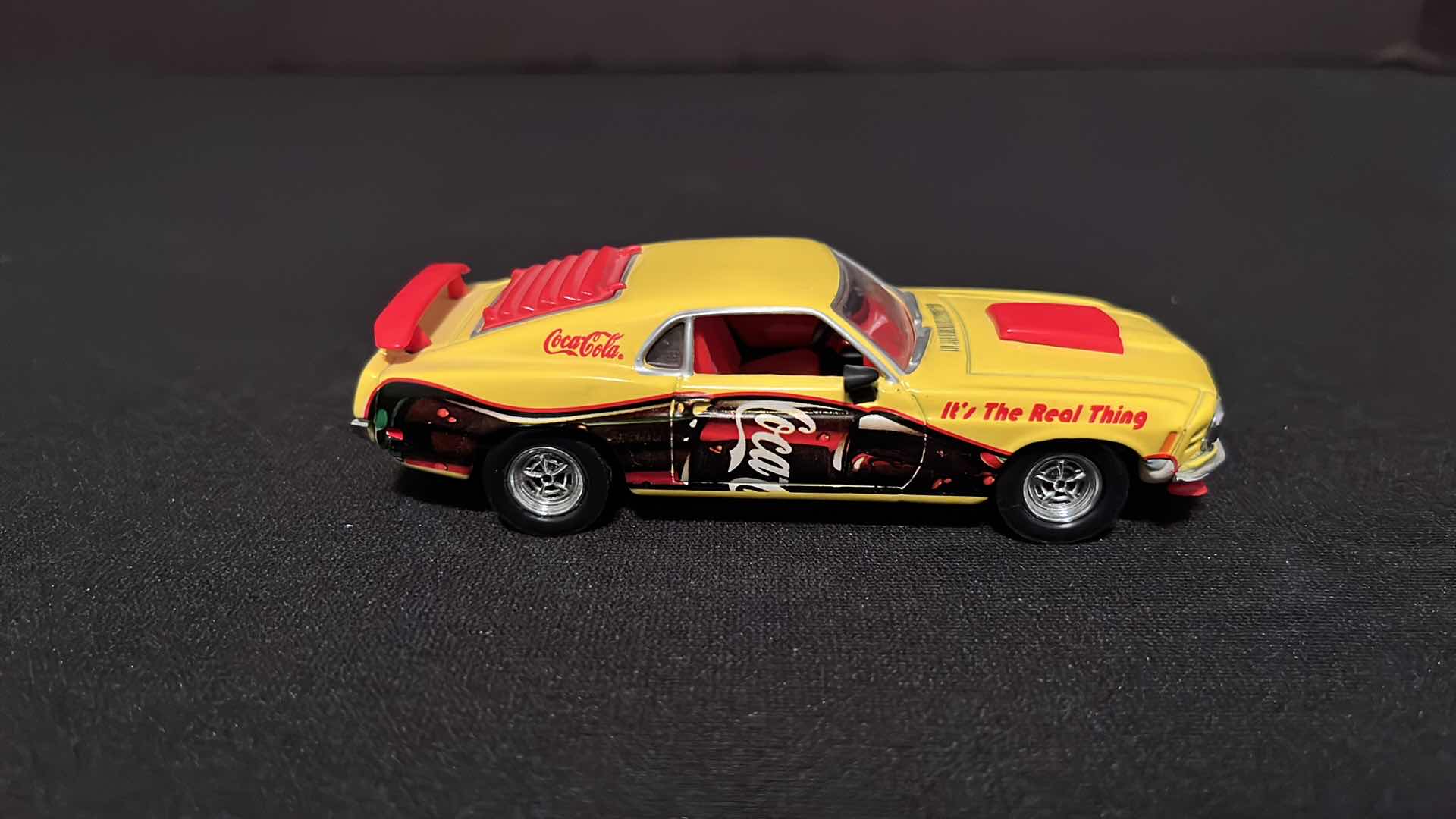 Photo 1 of COCA-COLA MATCHBOX COLLECTIBLES DINKY 1970 FORD MUSTANG BOSS 429, W COA, 1995 (MODEL YMC05/B-M)