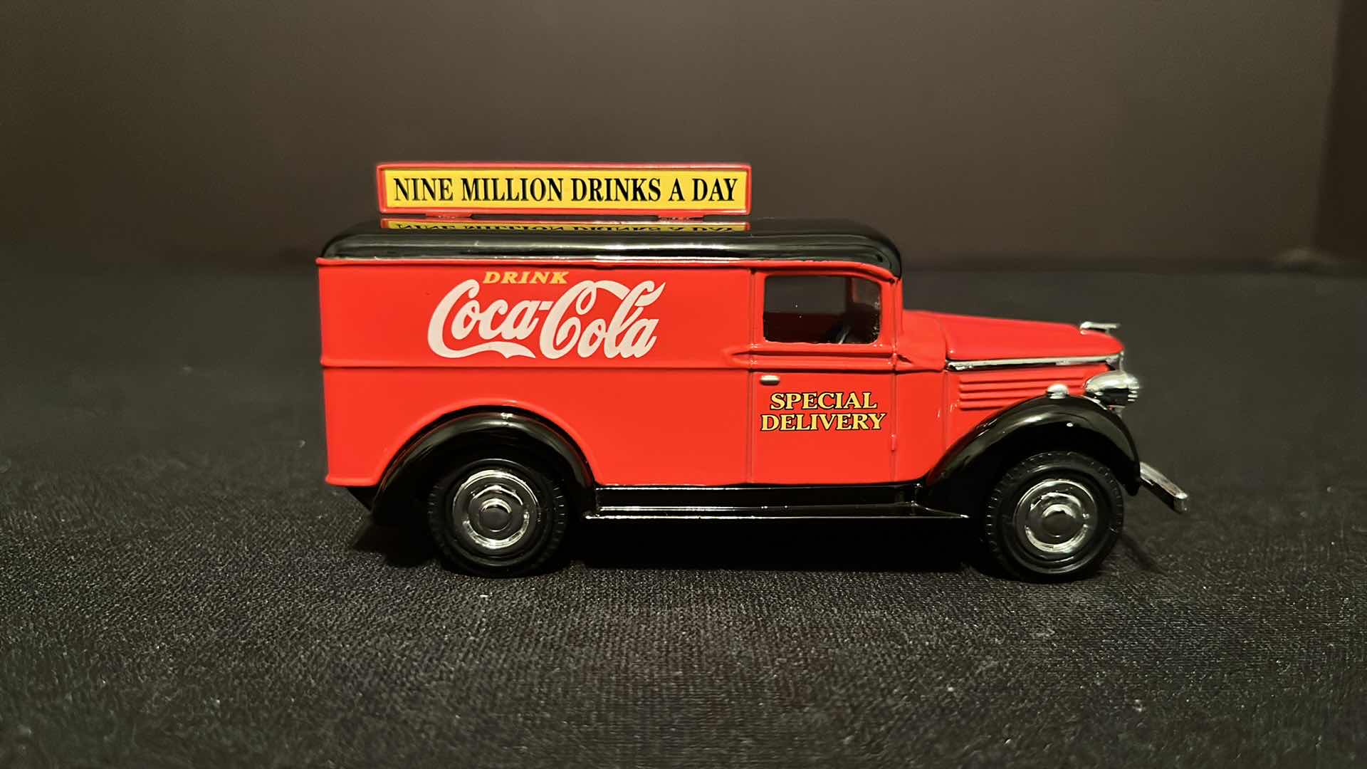 Photo 1 of COCA-COLA MATCHBOX COLLECTIBLES MODELS OF YESTERYEAR 1937 GMC VAN, W COA, 1995 (MODEL YPC02-M)