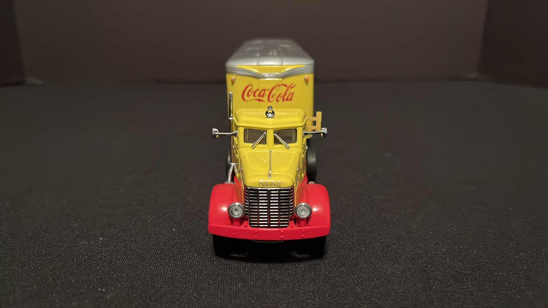 Photo 1 of COCA-COLA MATCHBOX COLLECTIBLES DINKY 1939 PETERBILT TRACTOR TRAILER, W COA, 1995 (MODEL DYM38050)