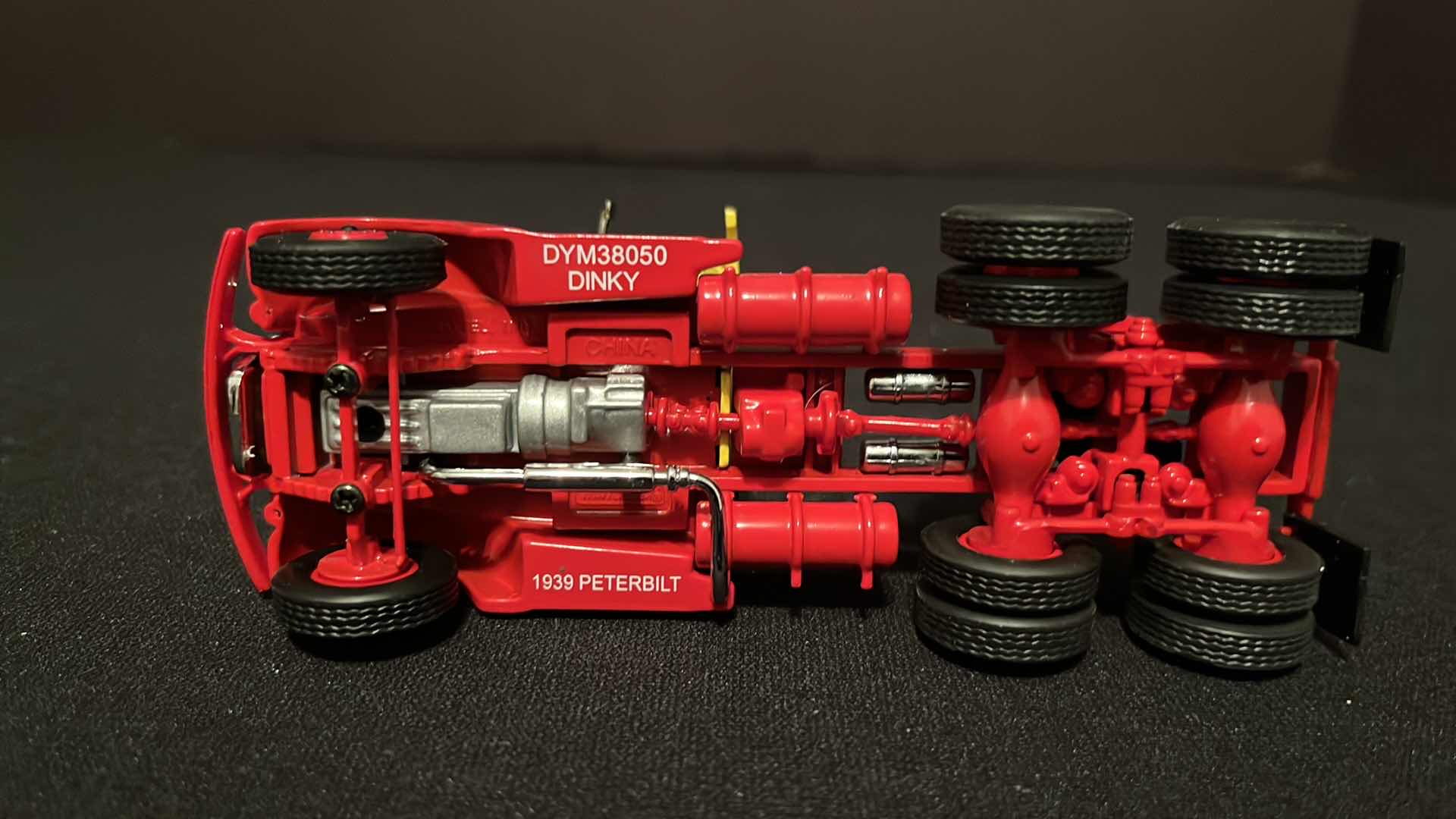 Photo 1 of COCA-COLA MATCHBOX COLLECTIBLES DINKY 1939 PETERBILT TRACTOR TRAILER, W COA, 1995 (MODEL DYM38050)