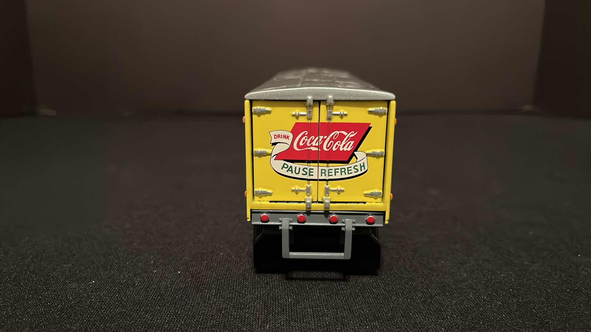 Photo 1 of COCA-COLA MATCHBOX COLLECTIBLES DINKY 1939 PETERBILT TRACTOR TRAILER, W COA, 1995 (MODEL DYM38050)