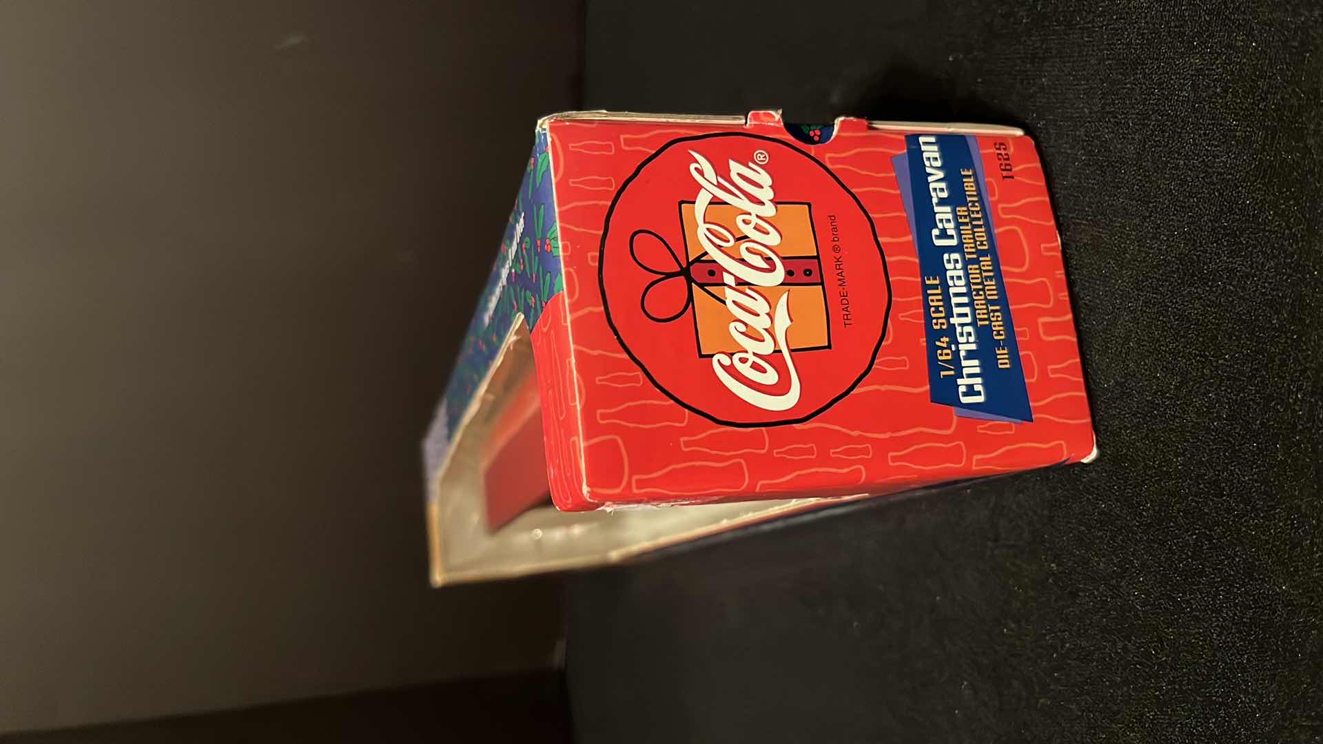 Photo 1 of ERTL COMPANY COCA-COLA COLLECTION INTERNATIONAL 1/64 SCALE DIE-CAST METAL CHRISTMAS CARAVAN TRACTOR TRAILER, 1996 (STOCK #T625)