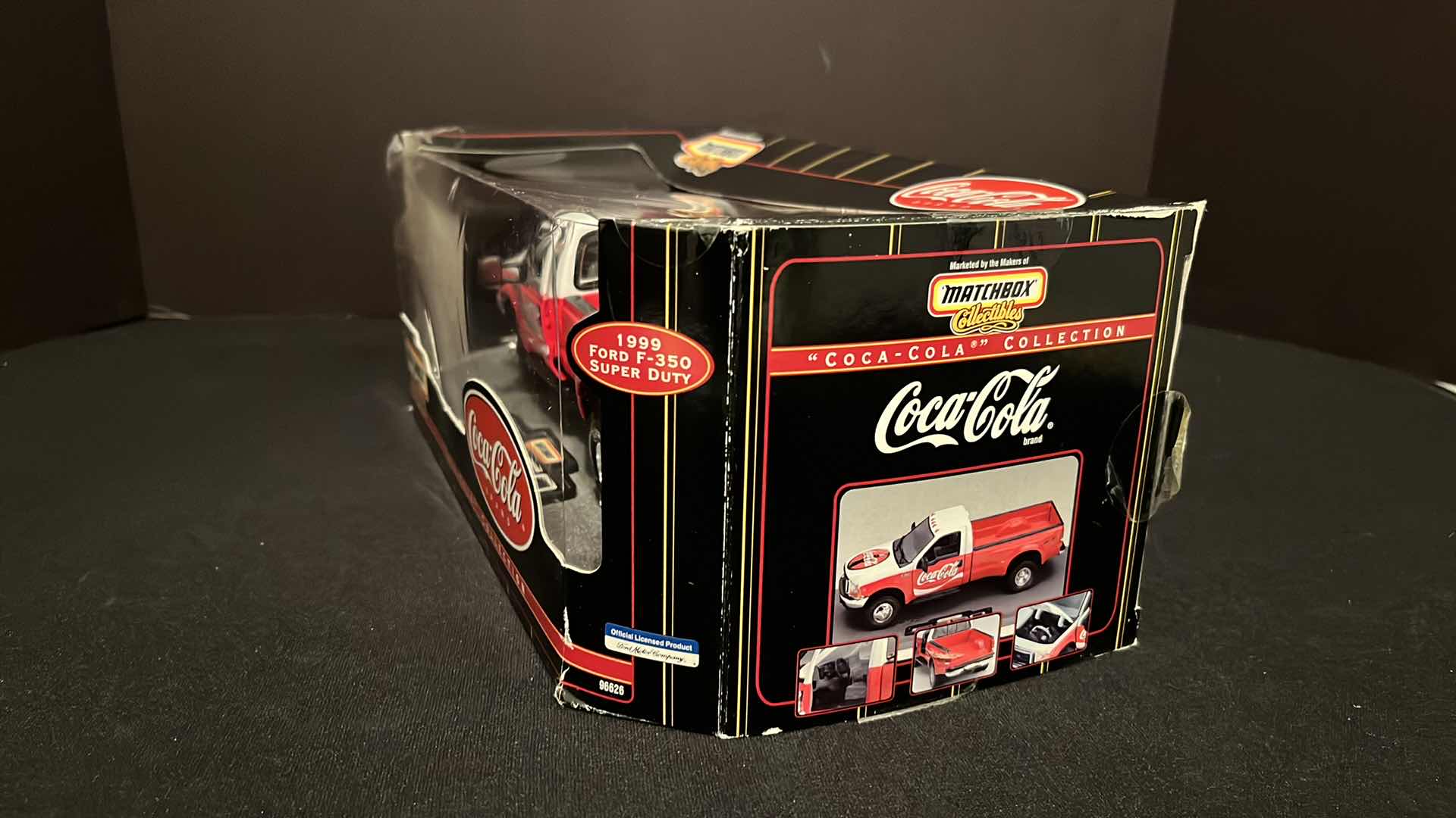 Photo 1 of MATCHBOX COLLECTIBLES COCA-COLA COLLECTION DIE-CAST METAL 1999 GORD F-350 SUPER DUTY PICK UP TRUCK, 1999